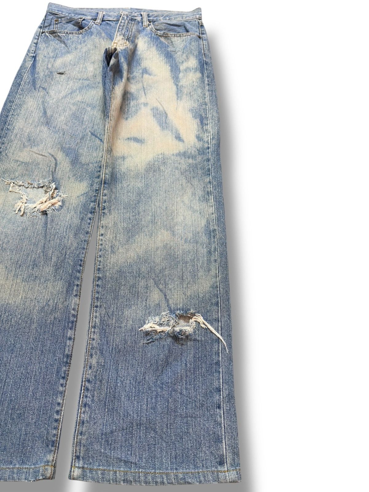 Uniqlo Vintage Uniqlo Mudwash Grunge Distressed Denim Size US 30 / EU 46 - 4 Thumbnail