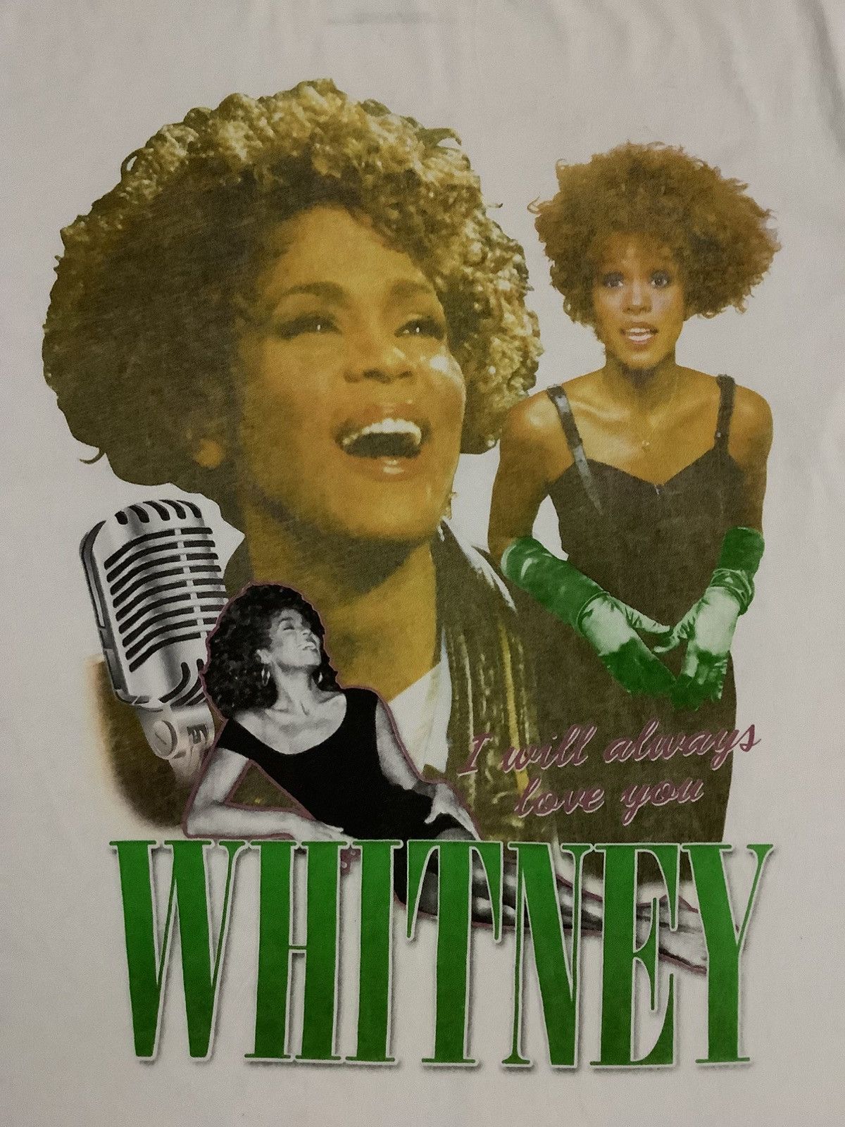 Band Tees × Designer Whitney Houston I Will Always Love You Tees Size M / US 6-8 / IT 42-44 - 6 Thumbnail
