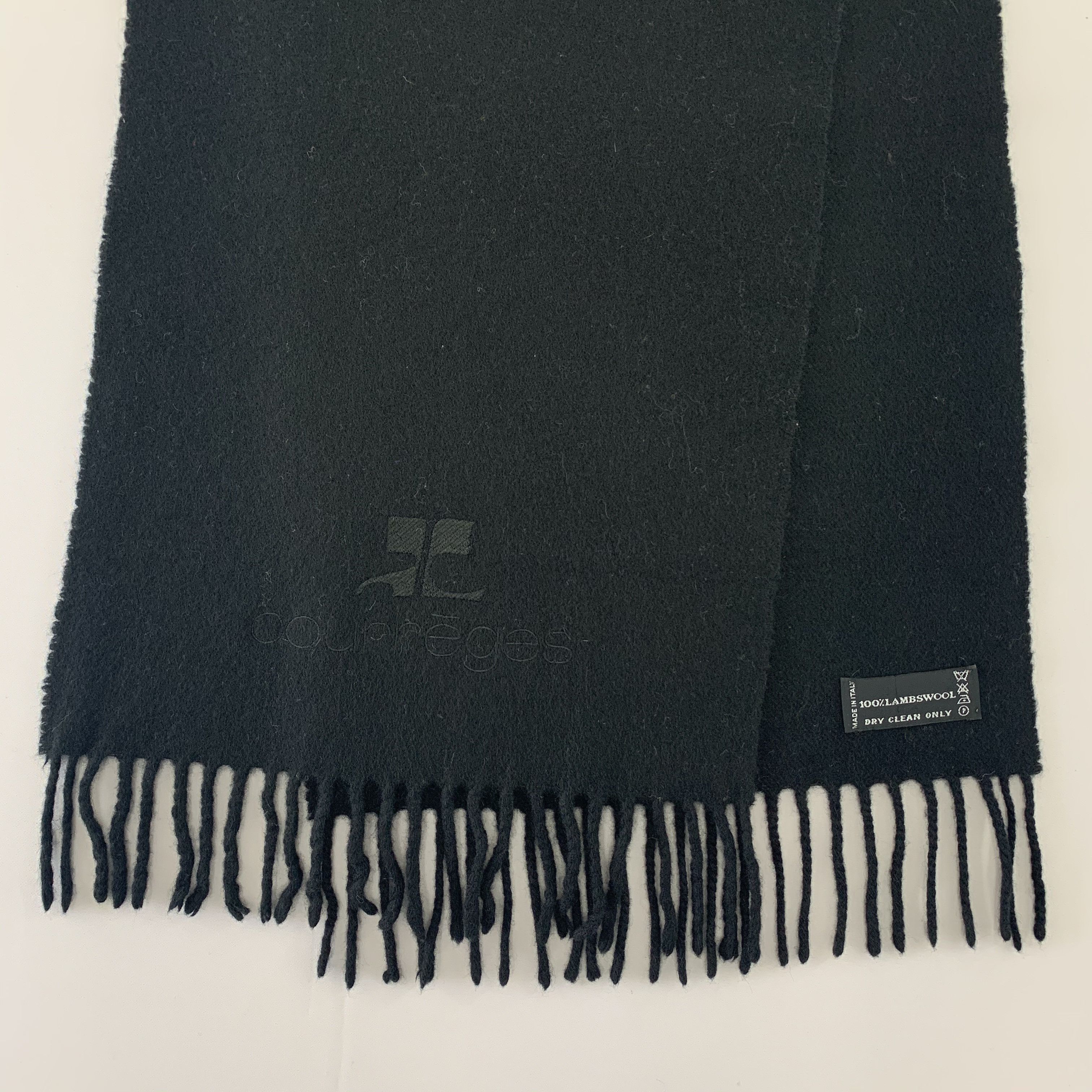 Courreges Courreges Scarf Wool Muffler Neck Wrap BL4344 Size ONE SIZE - 5 Thumbnail