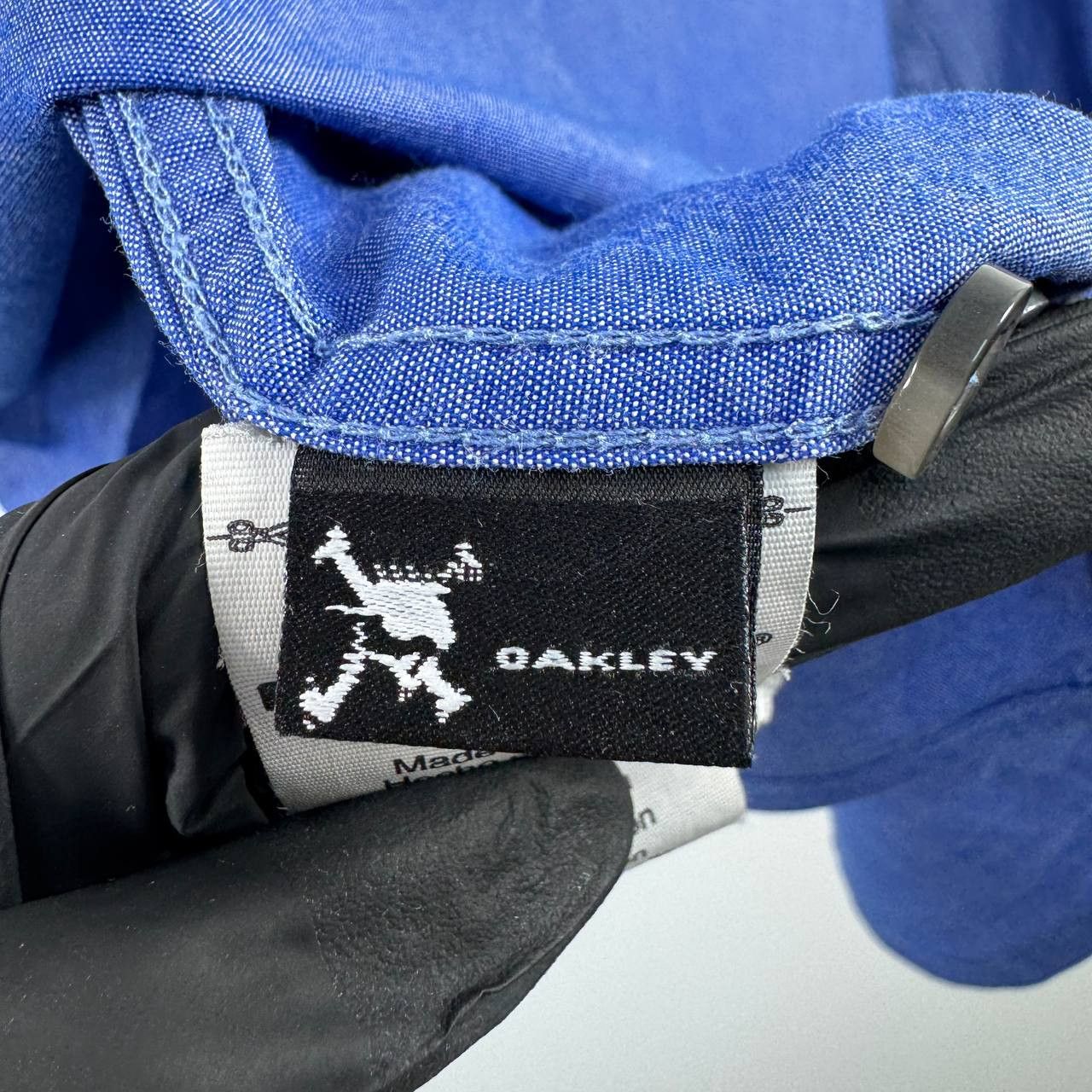 Oakley Oakley Blue Long Sleeve Shirt Casual Button Up Size M Size US M / EU 48-50 / 2 - 11 Thumbnail