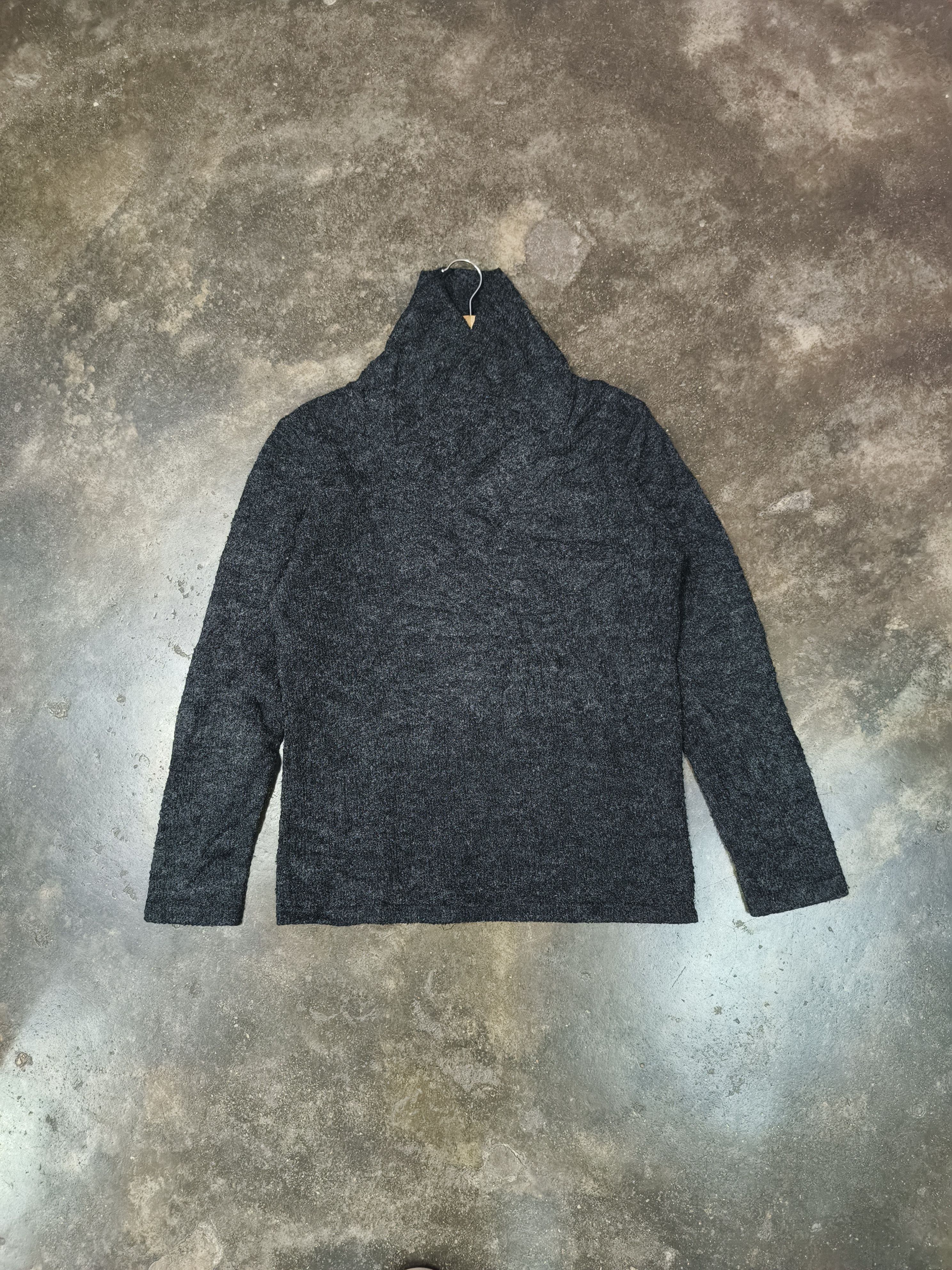 Tete Homme Tete Homme Shawl Neck Wool Sweater Size S / US 4 / IT 40 - 1 Thumbnail