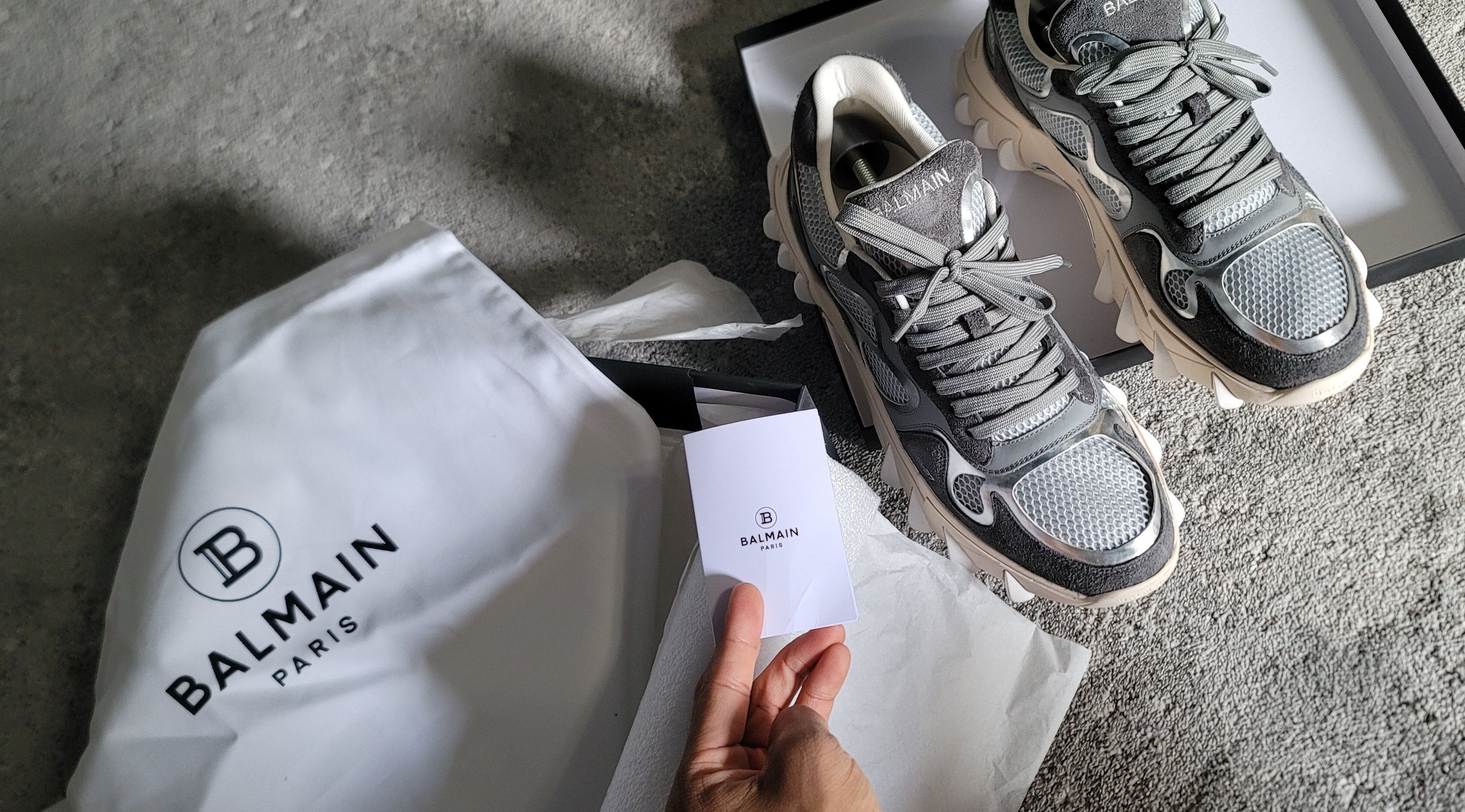 Balmain Balmain B-East low-top sneakers, Size 12, VNDS Size US 12 / EU 45 - 9 Thumbnail