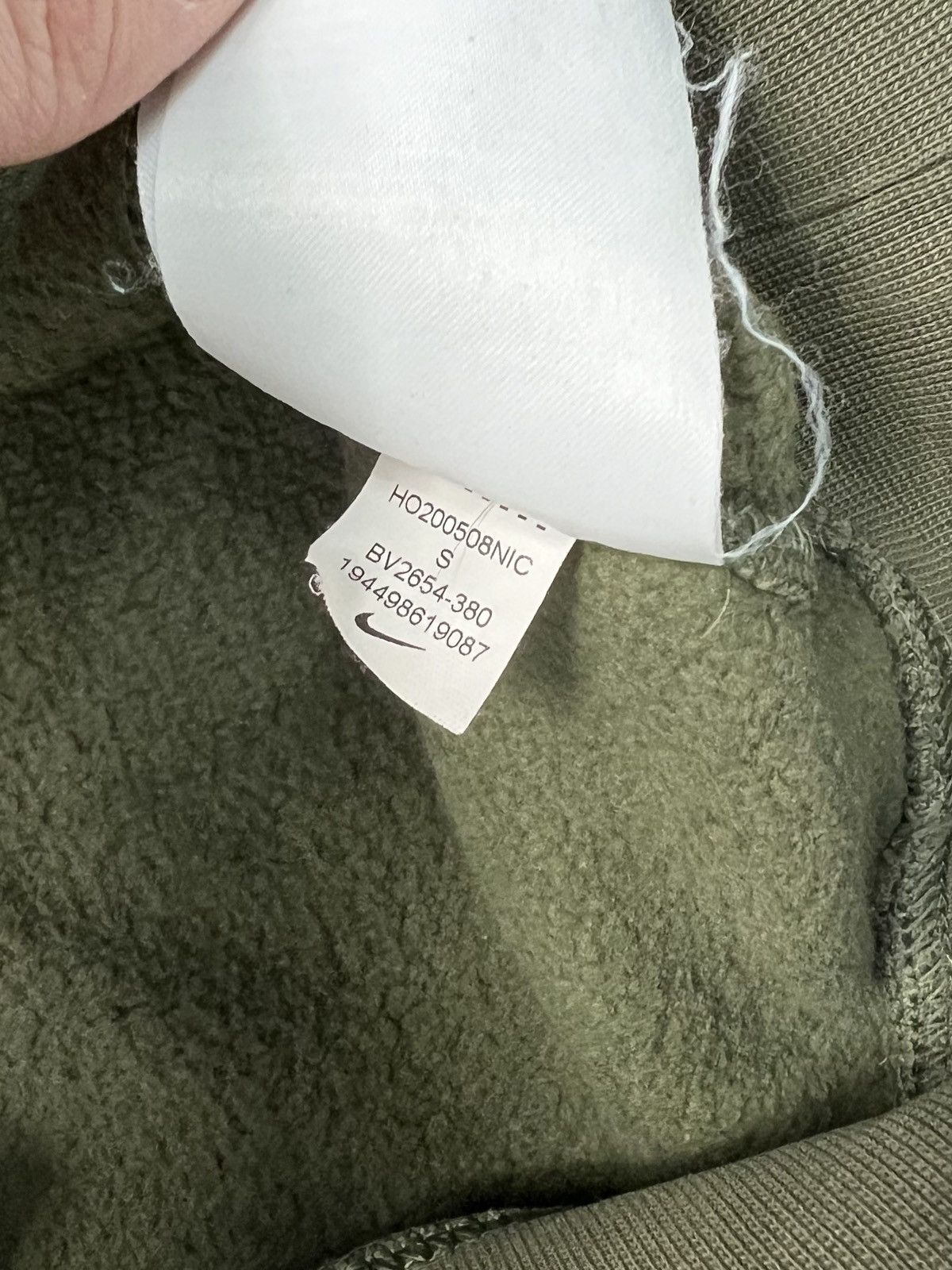 Nike Hoodie Nike small logo khaki Size US M / EU 48-50 / 2 - 4 Thumbnail