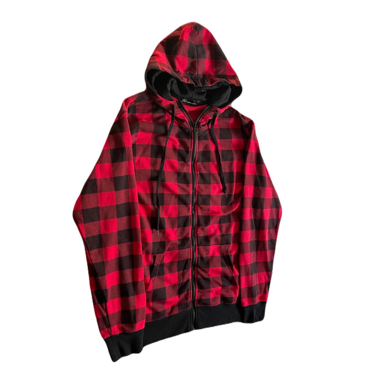 If Six Was Nine 2000s Japanese archive Vkei Plaid Zip-Up Hoodie Gyaruo Y2K Size US M / EU 48-50 / 2 - 3 Thumbnail