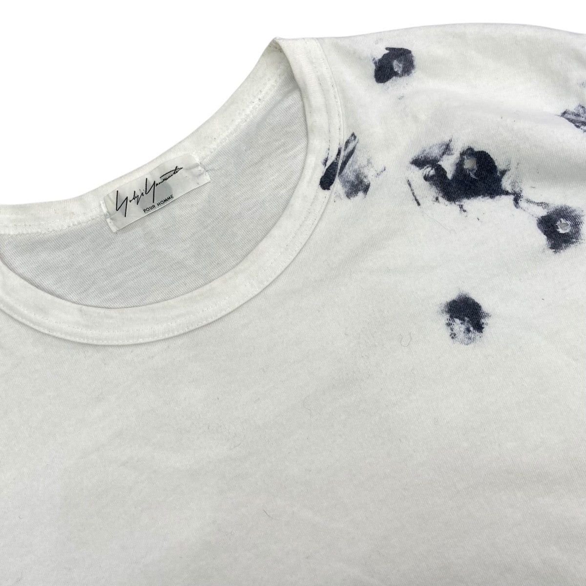 Yohji Yamamoto Yohji Yamamoto pour hommewhite/Long/Sleeve/T-shirt Size US L / EU 52-54 / 3 - 3 Thumbnail