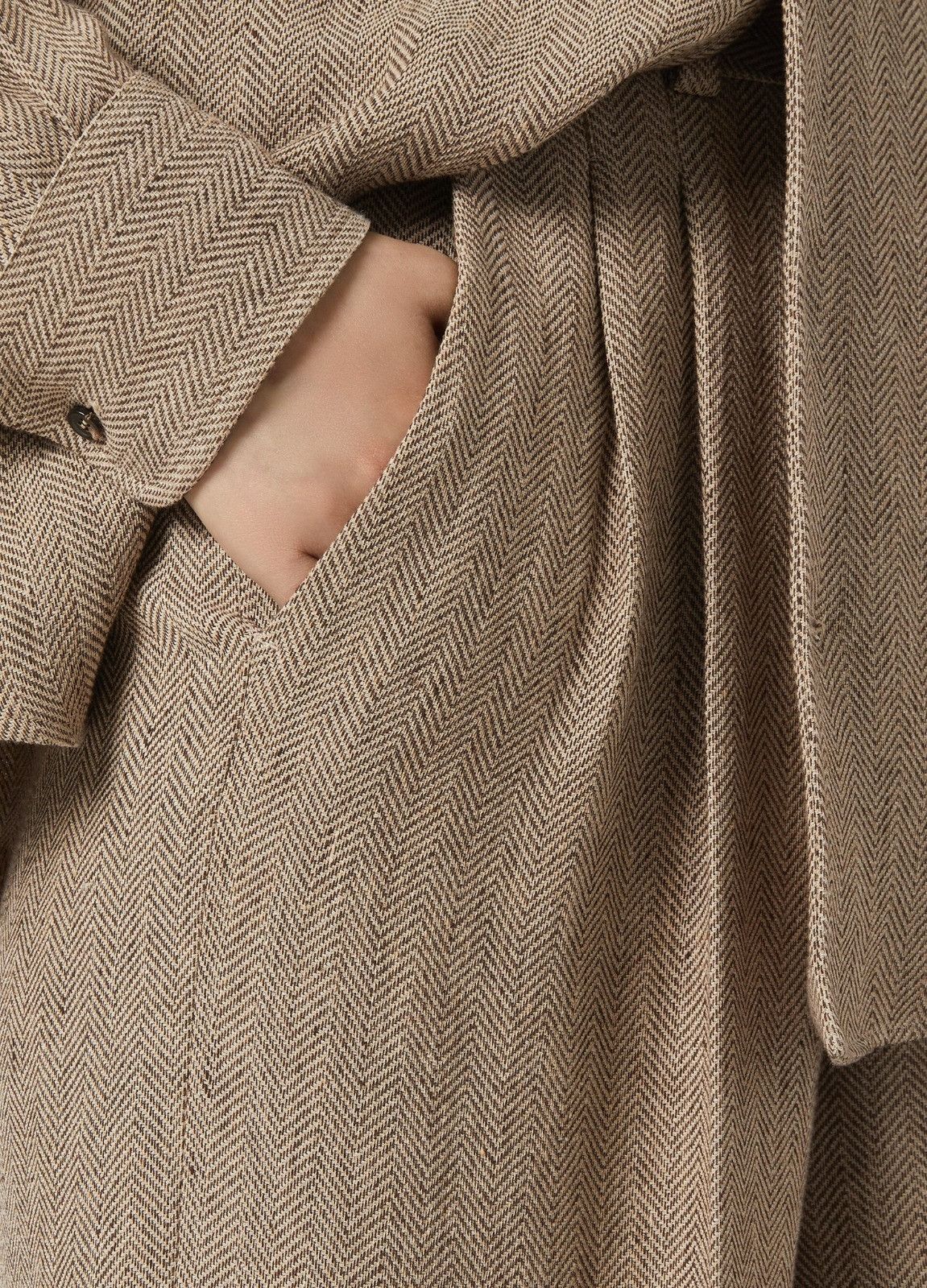 Loro Piana o1srvl11e0526 FAP3875 Nyack Pant in Beige Size 28" / US 6 / IT 42 - 4 Thumbnail