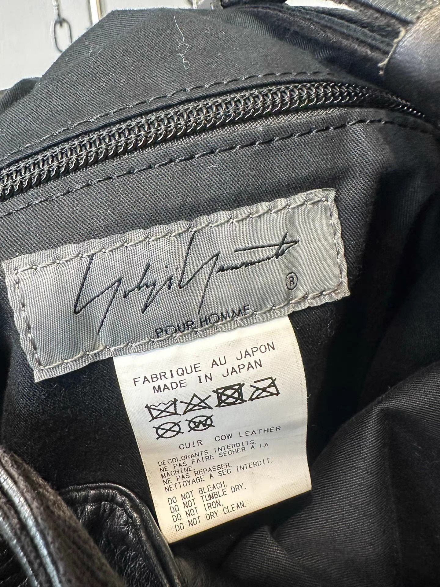 Yohji Yamamoto Yohji Yamamoto Cowhide Leather Rucksack K20 Size ONE SIZE - 3 Thumbnail
