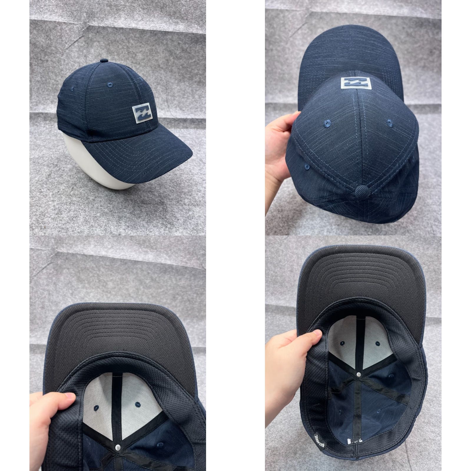 Billabong Billabong Hat Cap Fitted Adult Medium Blue 100% Polyester Beach Outdoors Mens Baseball Cap Cap Lightweight Blue Beach Outdoor 90s? Size ONE SIZE - 8 Thumbnail