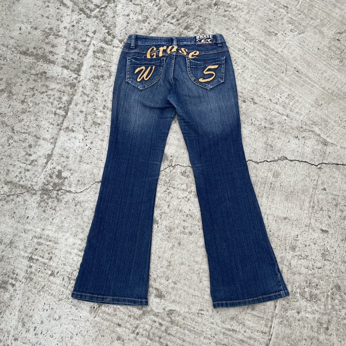 Vision Streetwear Vintage Women’s Flared Jeans Grase Size 42 Y2K 00s USA Size 28" / US 6 / IT 42 - 4 Thumbnail