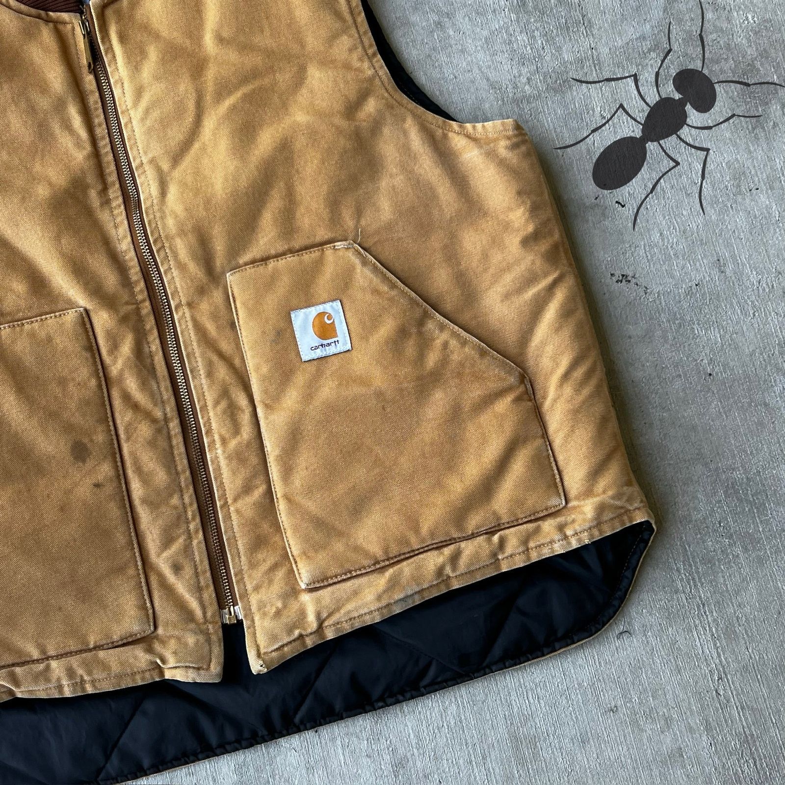 Carhartt × Vintage Carhartt V01 BRN brown work wear vest Size US XL / EU 56 / 4 - 3 Thumbnail