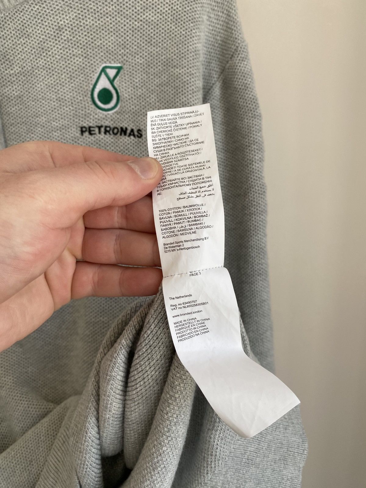 Hugo Boss Hugo Boss Men's Mercedes AMG Petronas F1 Team 1/4 Zip Hoodie Size US XL / EU 56 / 4 - 10 Thumbnail