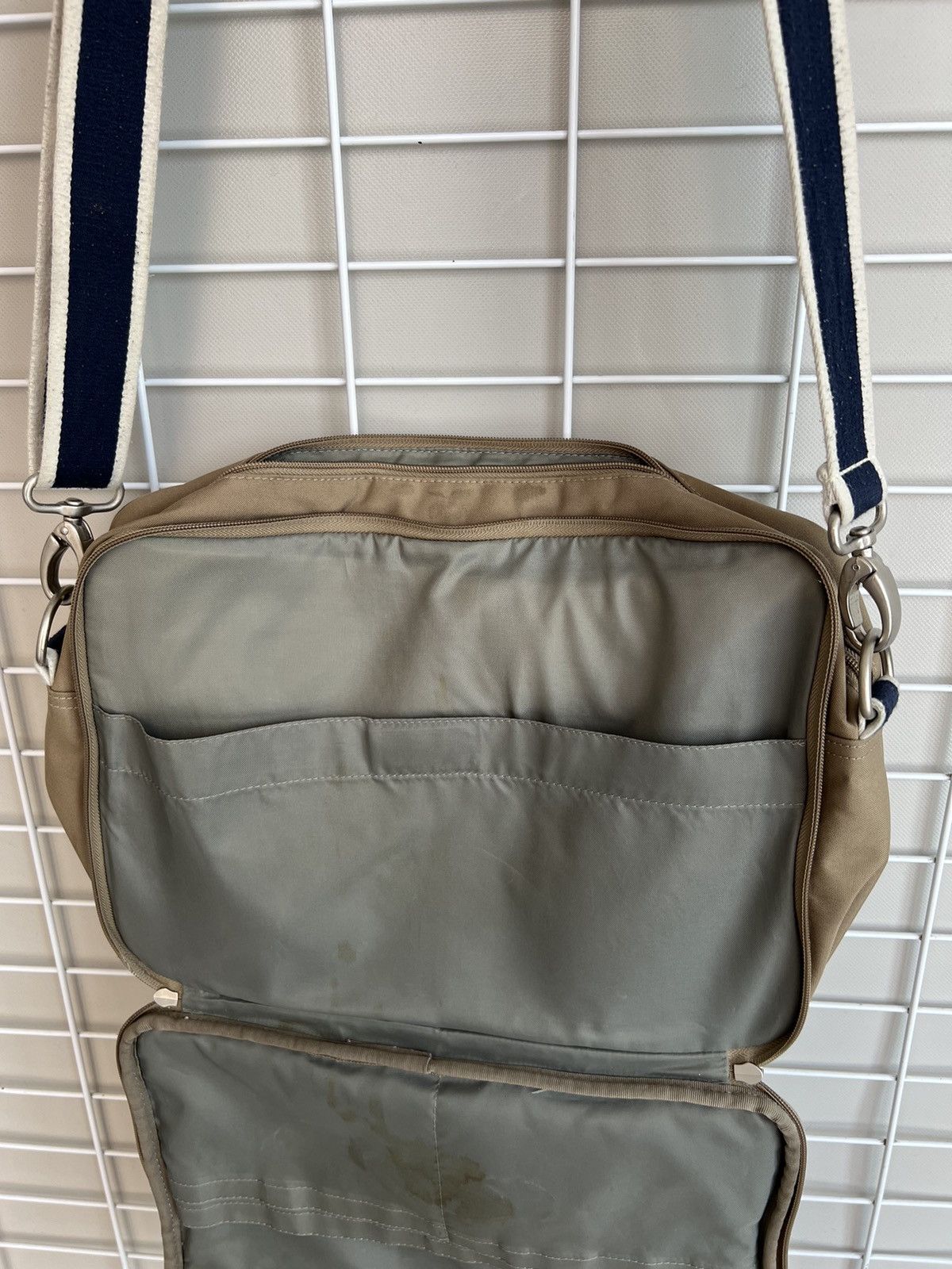 Lacoste Lacoste Horizontal Shoulder Camera Bag Vintage Messenger Size ONE SIZE - 9 Thumbnail