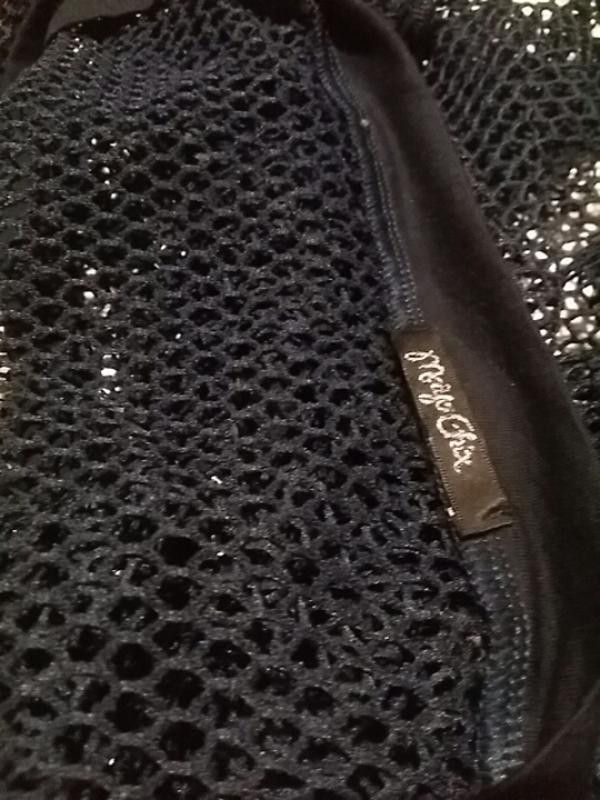 Japanese Brand fishnet black unisex top sz M Size M / US 6-8 / IT 42-44 - 2 Thumbnail