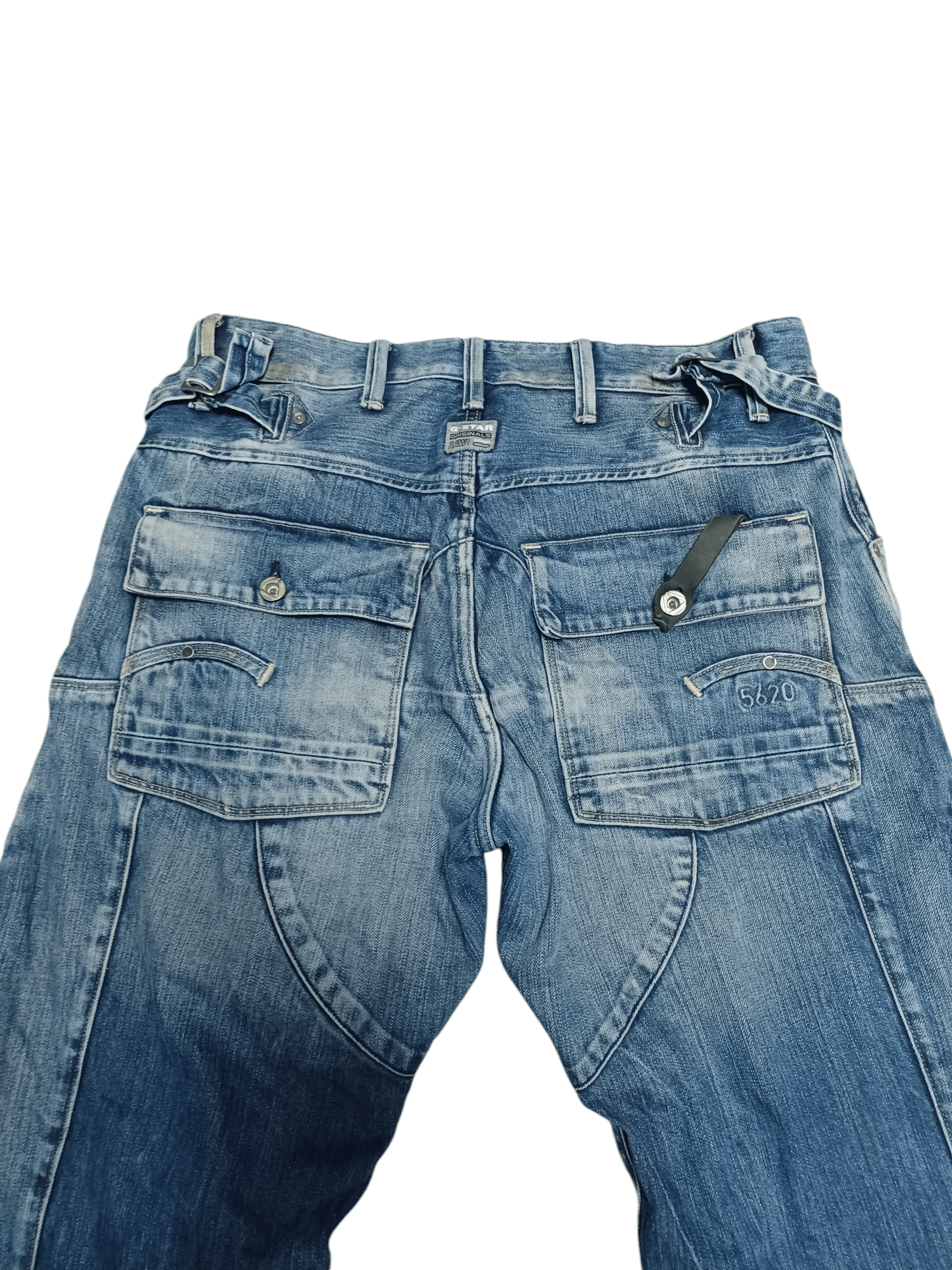G-Star G STAR RAW FIRE MULTIPOCKET CARGO JEANS DENIM W 34 L 34 Size US 34 / EU 50 - 4 Thumbnail