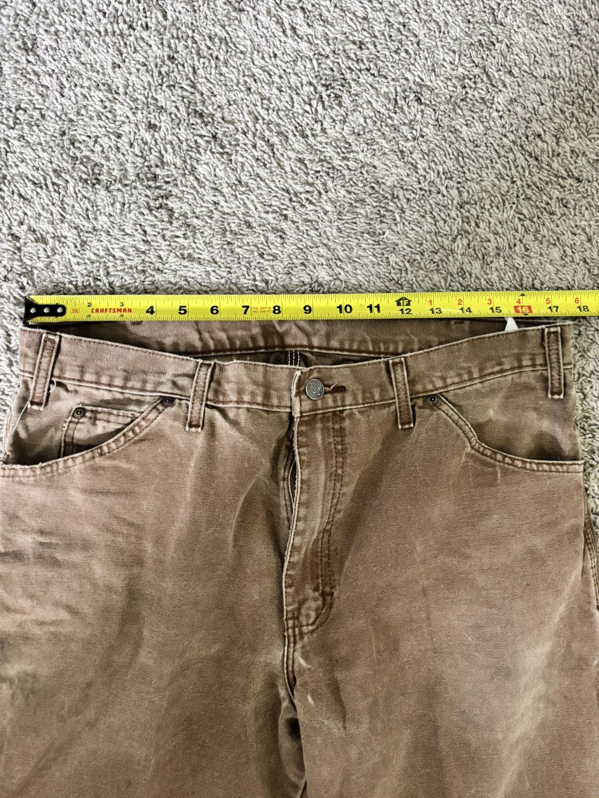 Dickies Vintage 70s dickies brown pants! Grail Size US 34 / EU 50 - 5 Thumbnail