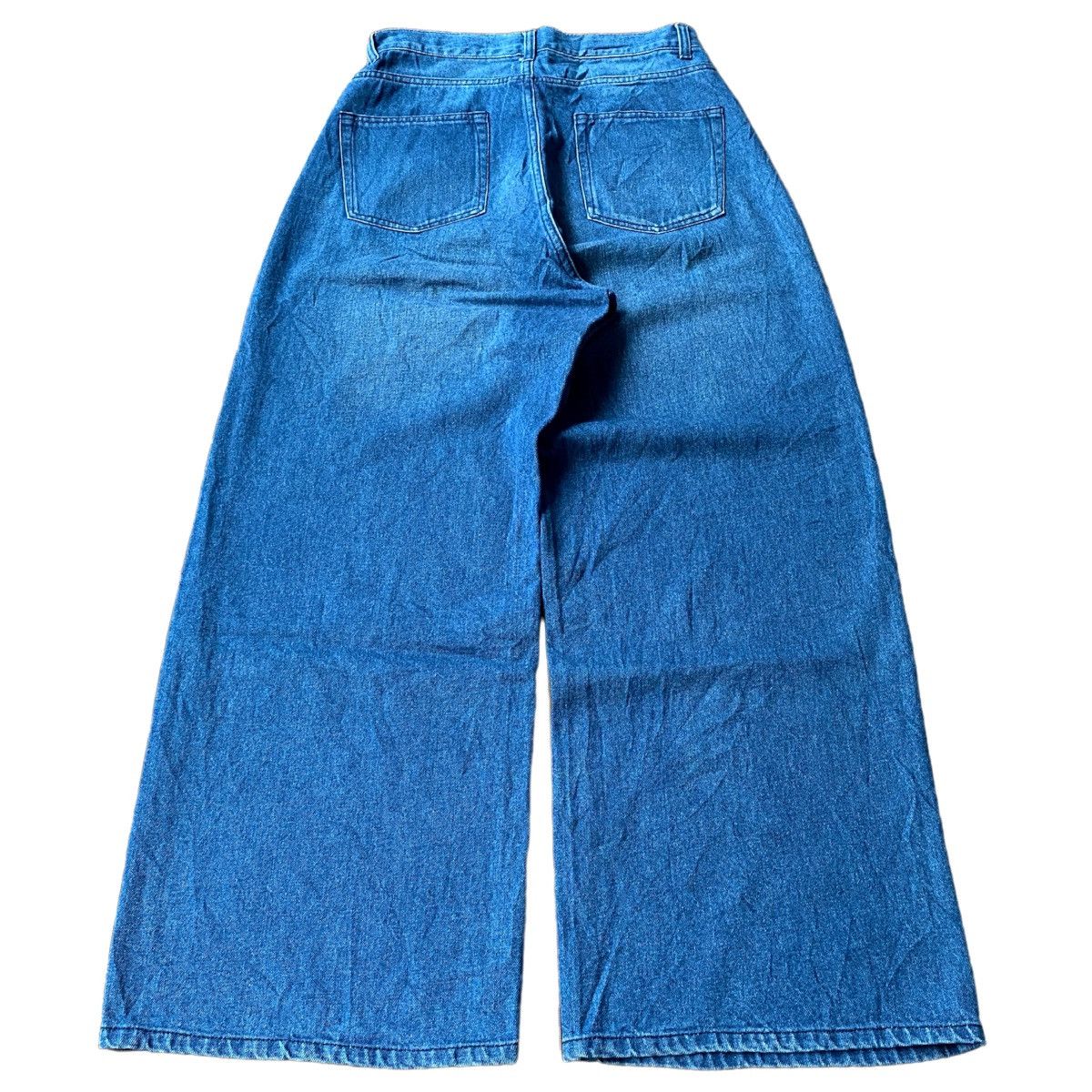 JNCO × Japanese Brand × Southpole Crazy Vintage Y2K EarthMusicElgy Wide Leg Baggy Denim Jeans Size US 27 - 2 Thumbnail