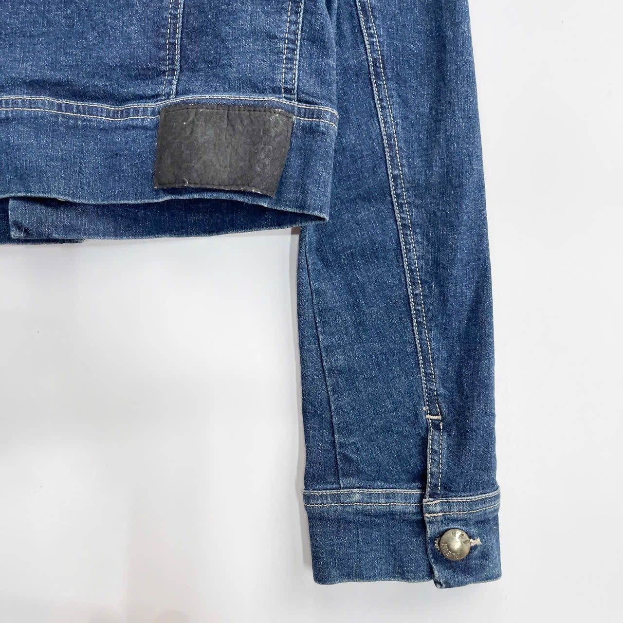 plein sud 2000s Plein Sud cropped denim jacket Size XS / US 0-2 / IT 36-38 - 7 Thumbnail