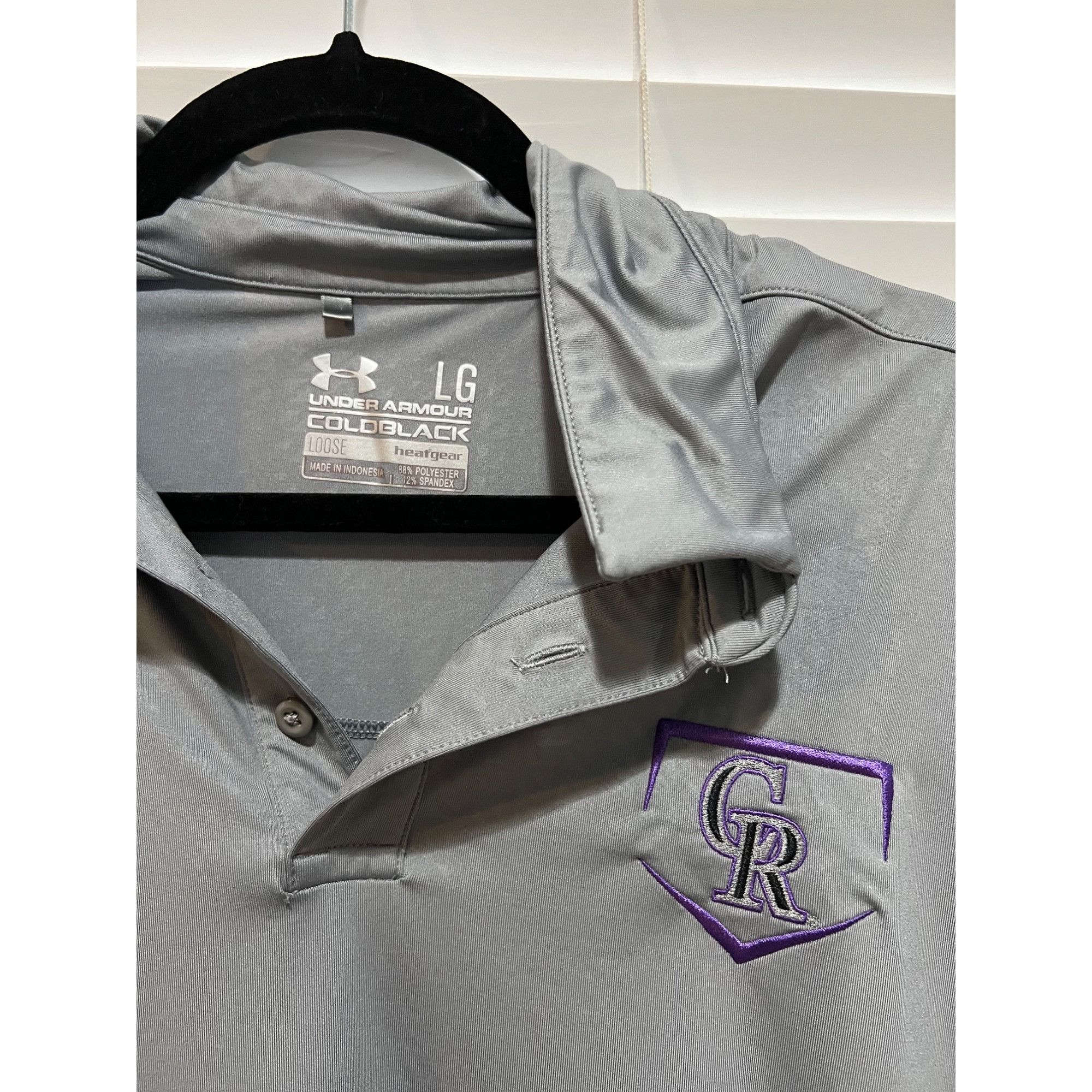 Under Armour Under Armour Colorado Rockies Polo Shirt - Size L Size US L / EU 52-54 / 3 - 2 Thumbnail