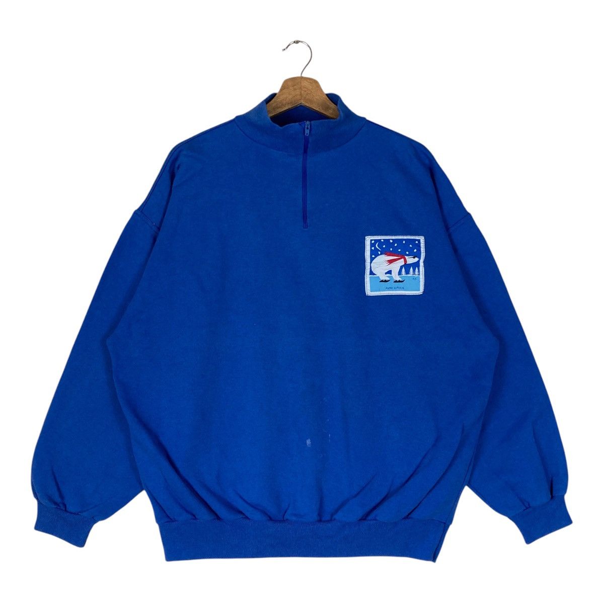 Vintage Vintage Marci Lipman Quarter Zip Pullover Jumper Sweatshirt Size US XL / EU 56 / 4 - 1 Thumbnail