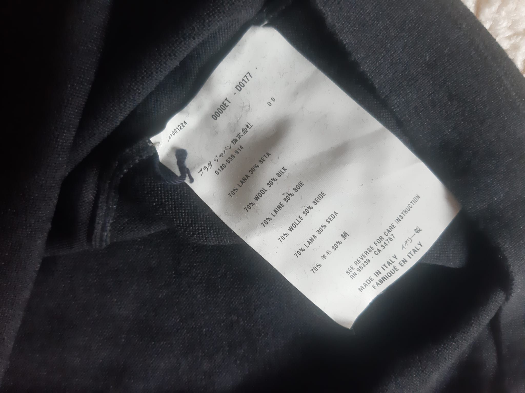 Prada Prada SS 2007 Wool / Silk Three quarter Sleeve Sweater Size US S / EU 44-46 / 1 - 5 Thumbnail