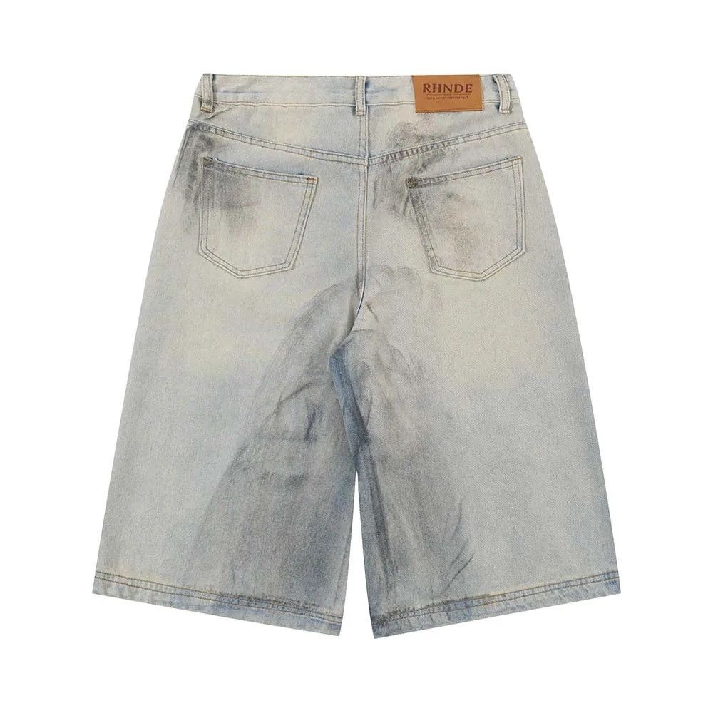 Other Dirty Mud Ripped Jorts Y2K Short Denim Size US 30 / EU 46 - 6 Thumbnail