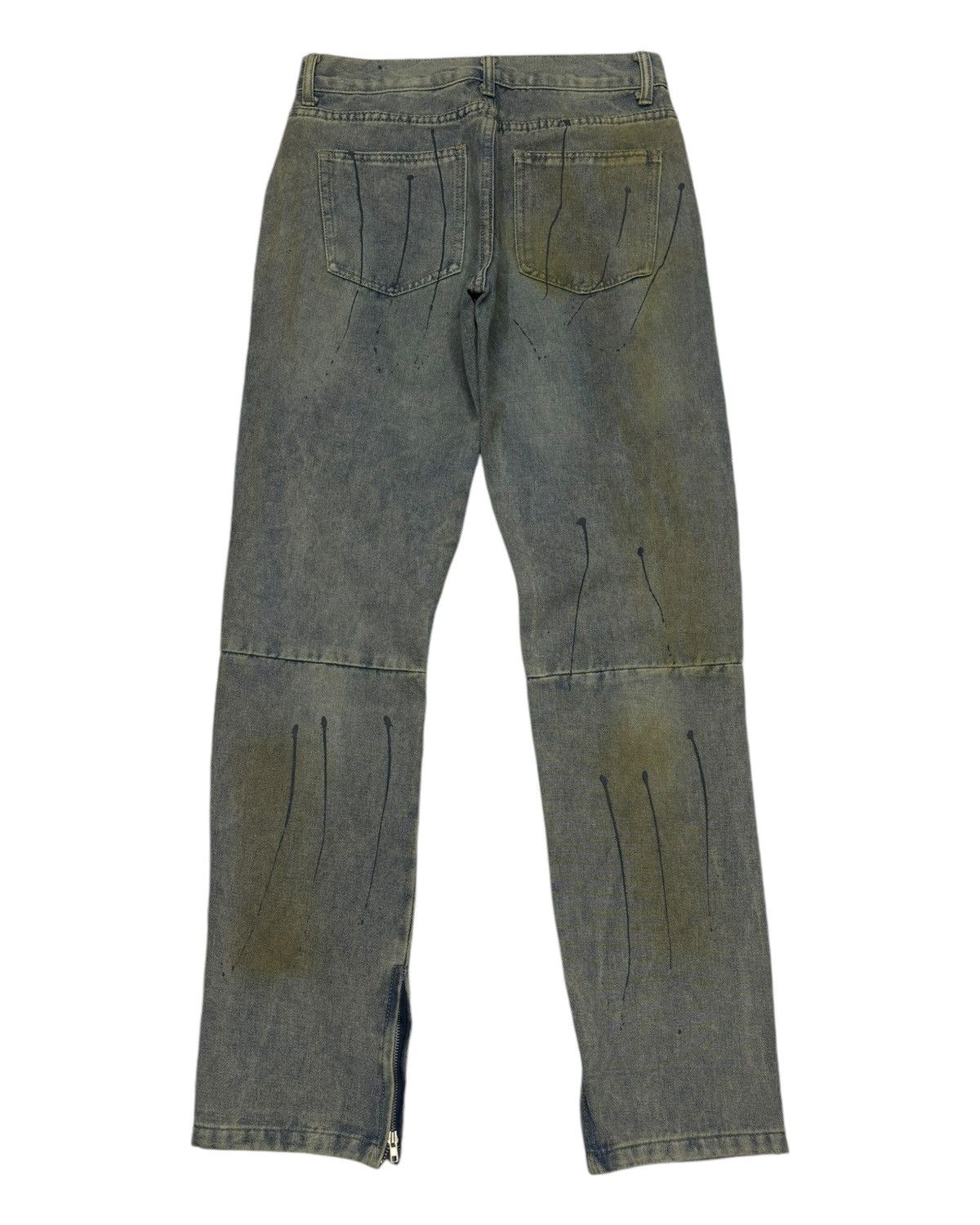 Japanese Brand VINTAGE JAPANESE RICK OWENS STYLE DISTRESSED DENIM JEANS Size US 30 / EU 46 - 8 Thumbnail