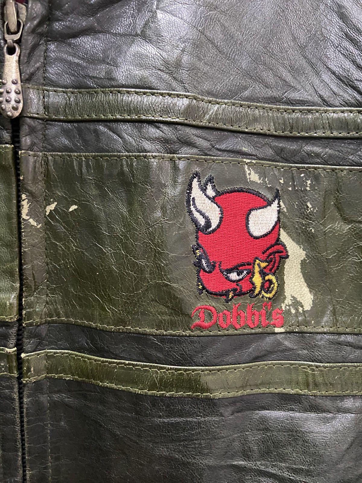 Japanese Brand DOBBI’S FAMILY ROAD RIDER MOTO MAFIA JACKET Size US M / EU 48-50 / 2 - 3 Thumbnail