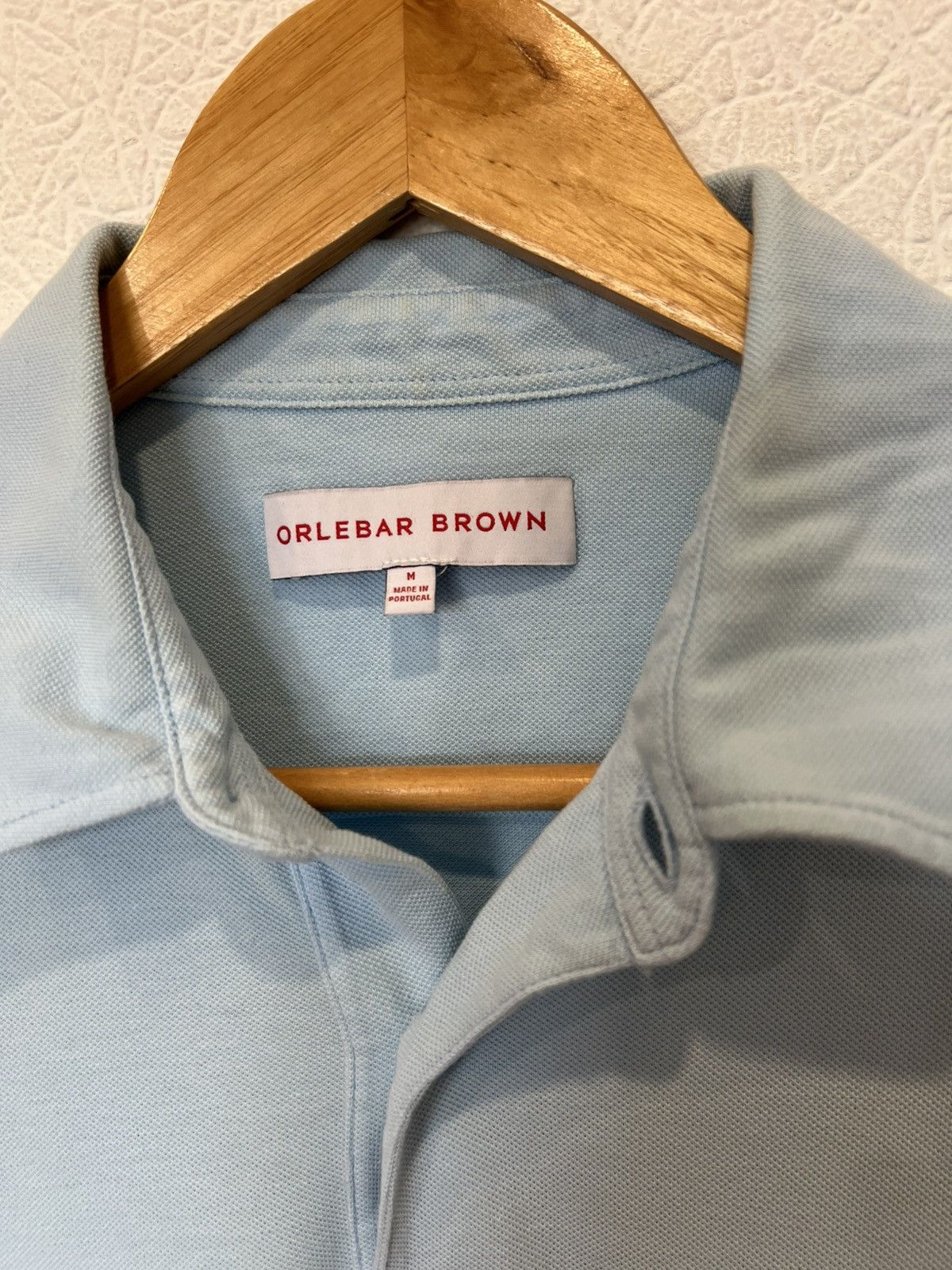 Orlebar Brown Orlebar Brown Polo Shirt Blue Mens Large Classic Size US M / EU 48-50 / 2 - 2 Thumbnail