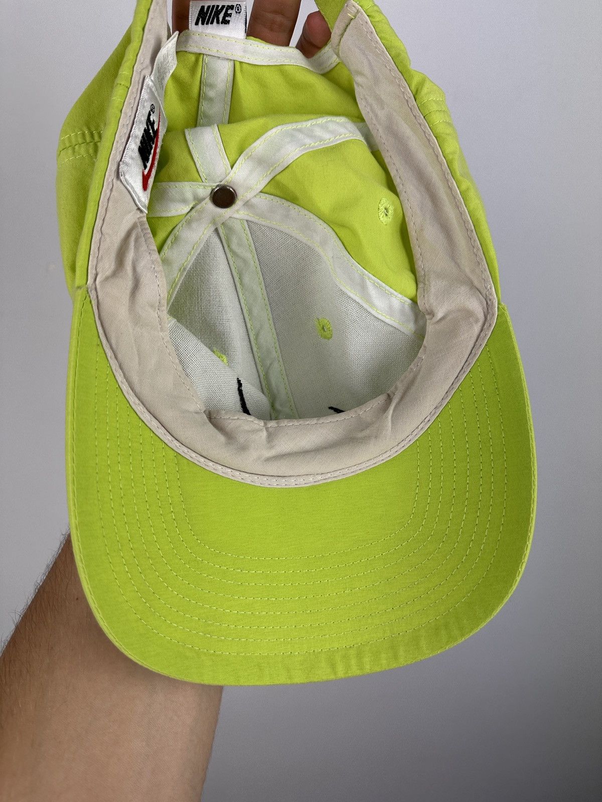 Nike × Vintage Vintage 90’s Nike Swoosh Y2K Cap Size ONE SIZE - 7 Thumbnail