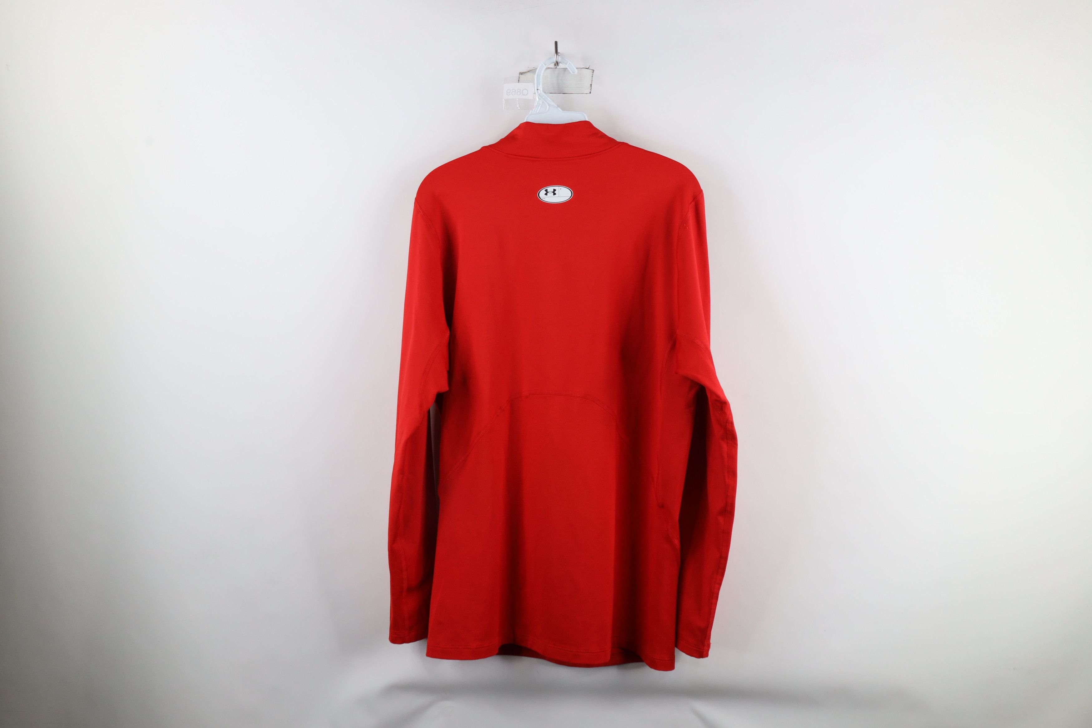 Under Armour × Vintage Under Armour Compression Mock Neck Long Sleeve T-Shirt Red Size US XXL / EU 58 / 5 - 10 Thumbnail
