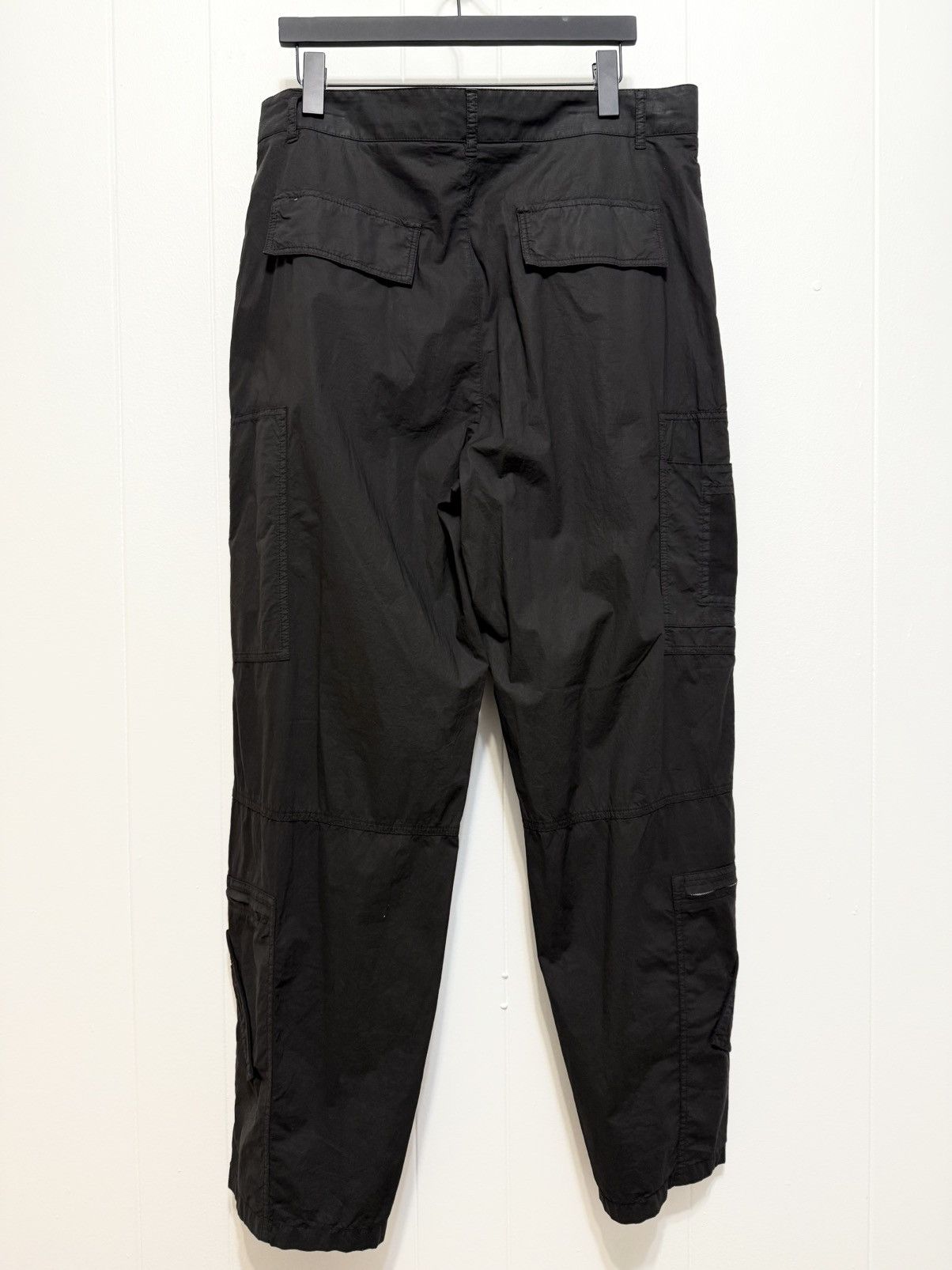Givenchy Givenchy Black Poplin Cargo Pant Size US 38 / EU 54 - 6 Thumbnail