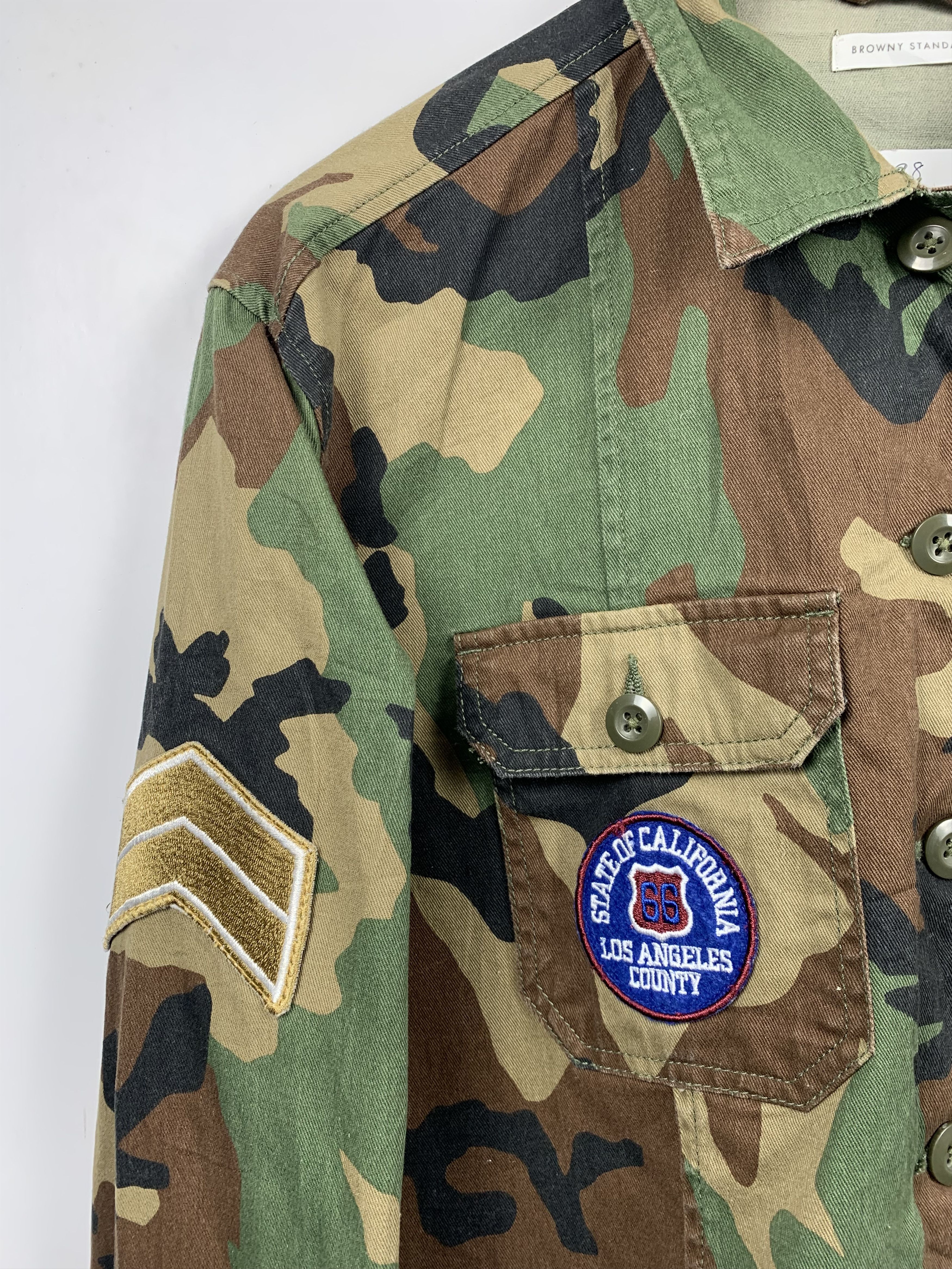 Japanese Brand Japanese Brand Browny Camo Military Jacket J1198 Size US M / EU 48-50 / 2 - 7 Thumbnail