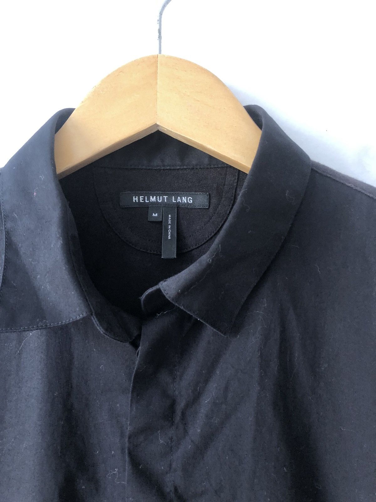 Helmut Lang Black shirt Size US M / EU 48-50 / 2 - 2 Thumbnail
