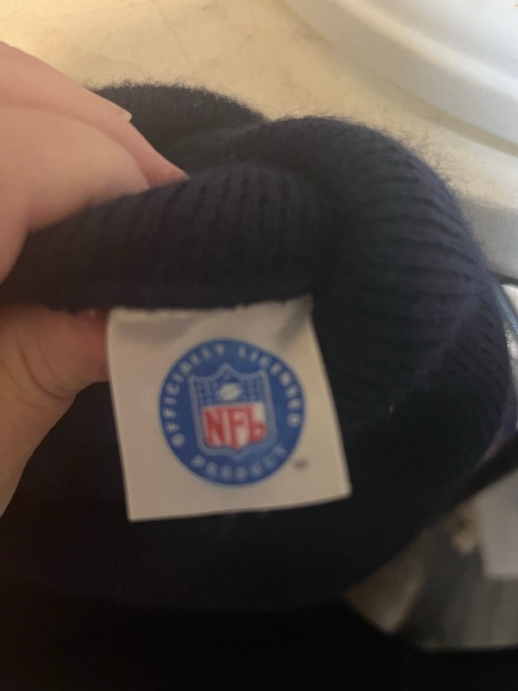 NFL Men's NFL Navy Blue Miami Dolphins Beanie One Size Size ONE SIZE - 5 Thumbnail