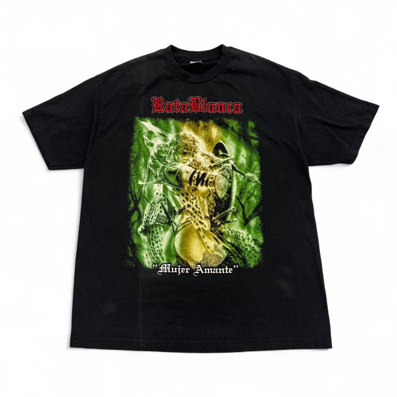 Alstyle 2002 Rata Blanca "Mujer Amante" Band Tee Size US XL / EU 56 / 4 - 1 Thumbnail