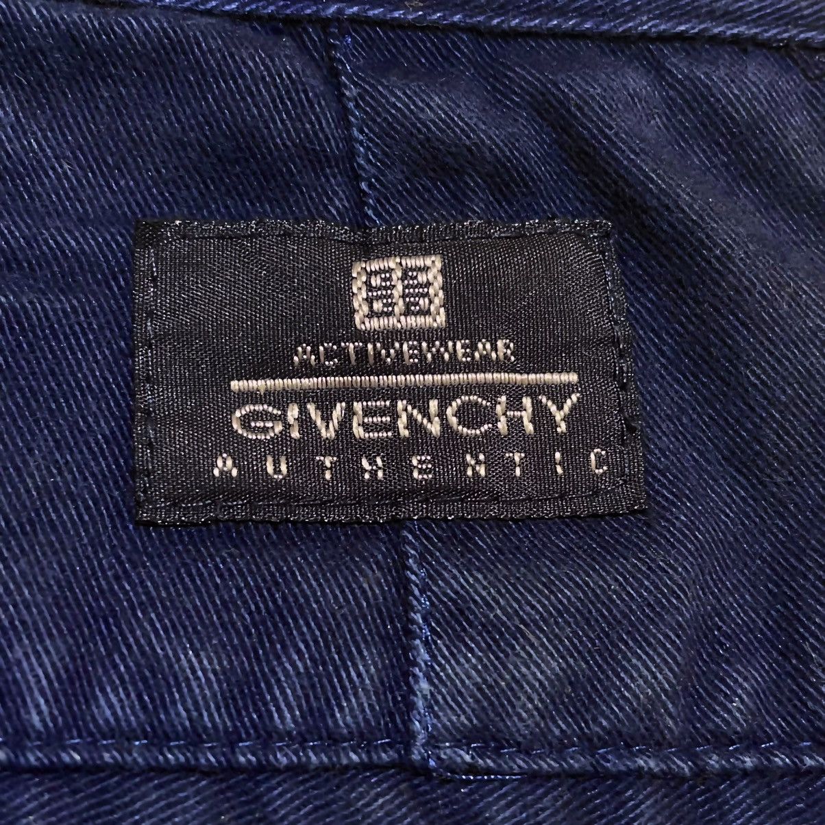 Givenchy Vintage Givenchy Activewear Pleated Chino Shorts Navy Blue Size US 36 / EU 52 - 14 Thumbnail
