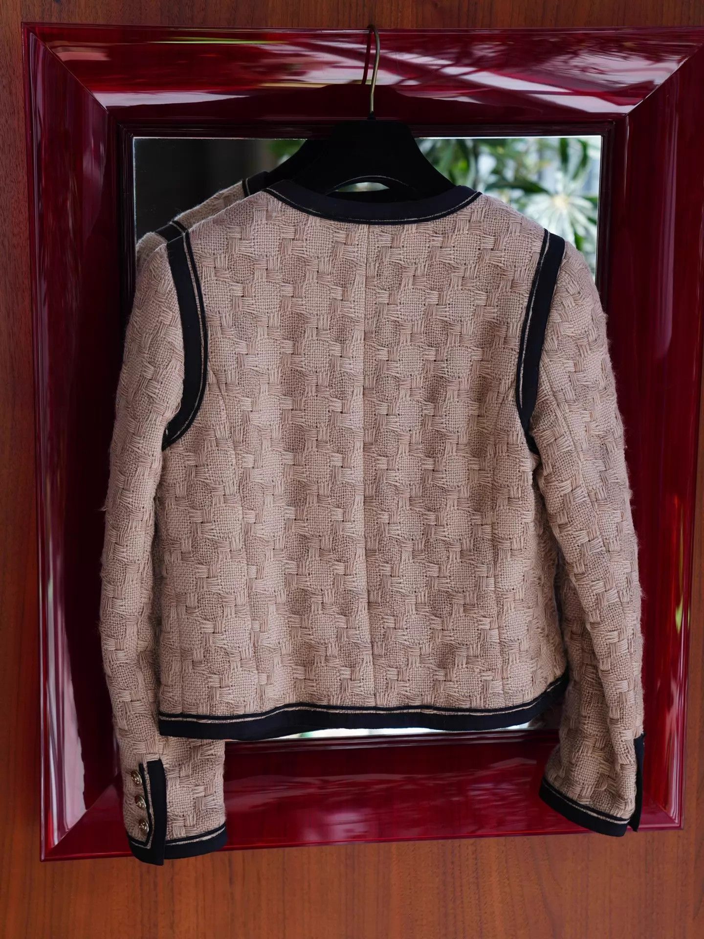 Chanel Chanel 2008 Khaki Wool Knit CC Button Jacket Size S / US 4 / IT 40 - 5 Thumbnail