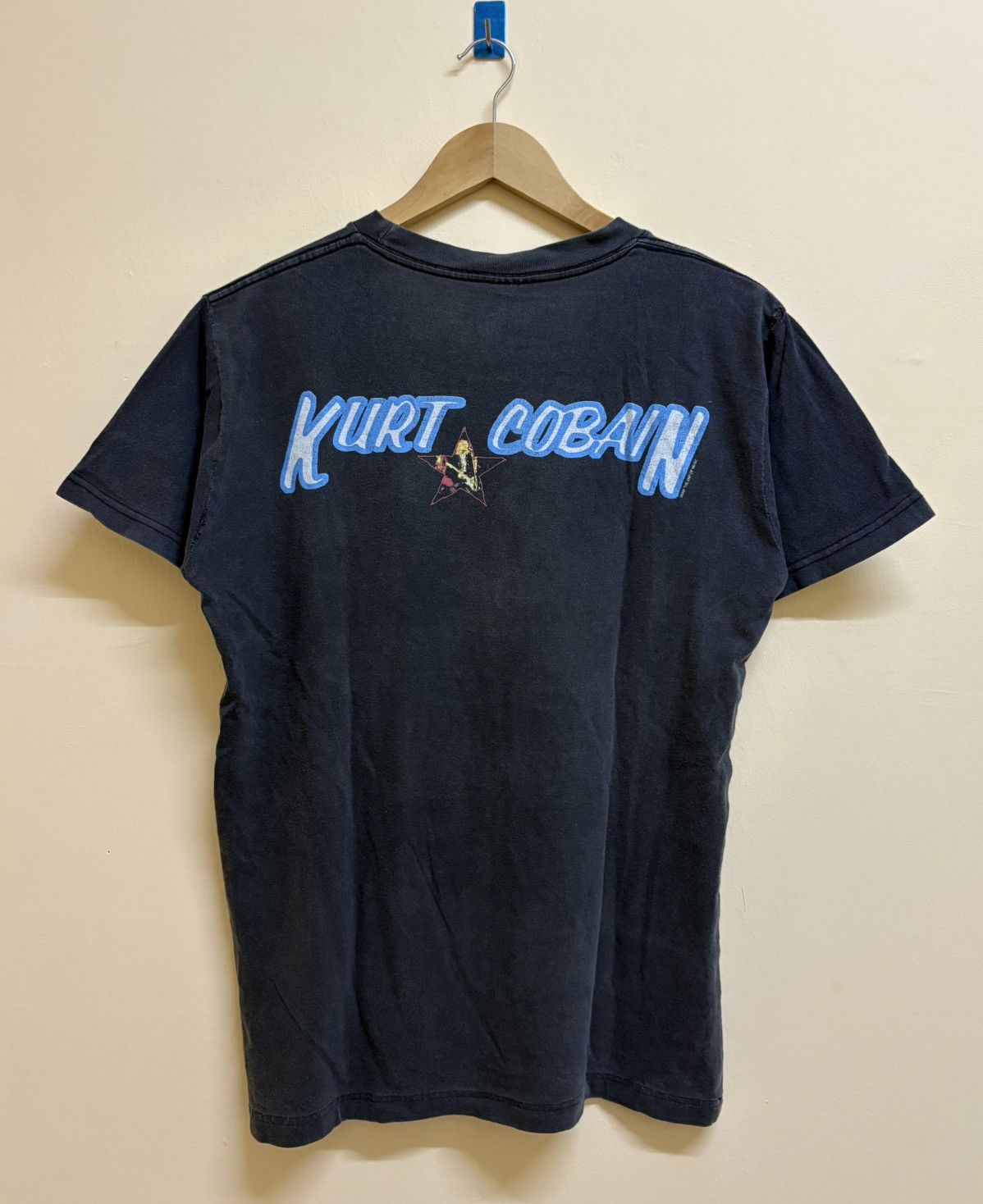 Nirvana Vintage 1996 Nirvana Kurt Cobain Star The End Of Music Size US M / EU 48-50 / 2 - 2 Thumbnail