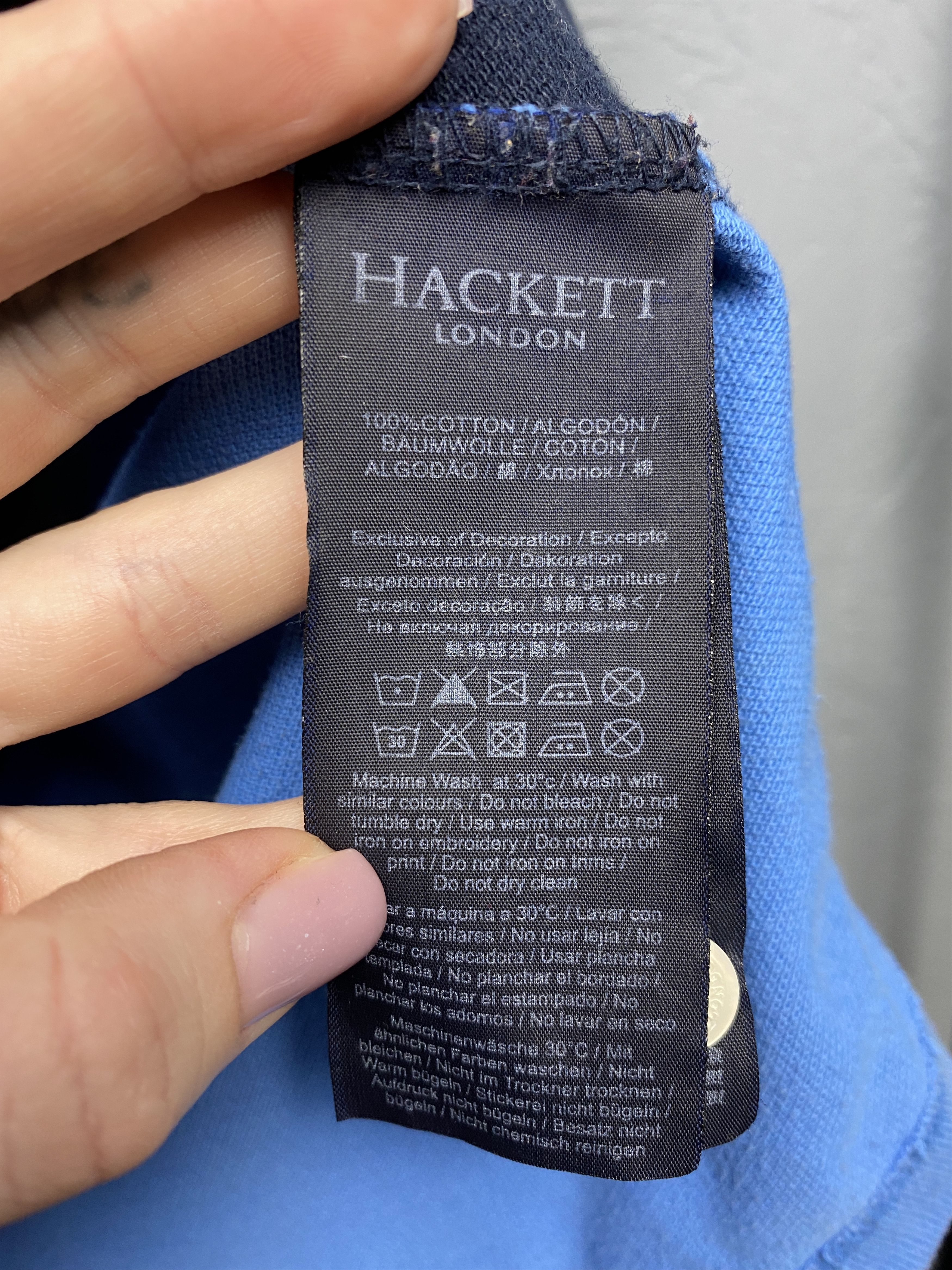 Hackett × Vintage Hackett Vintage Mens Polo Shirt Size US XL / EU 56 / 4 - 5 Thumbnail