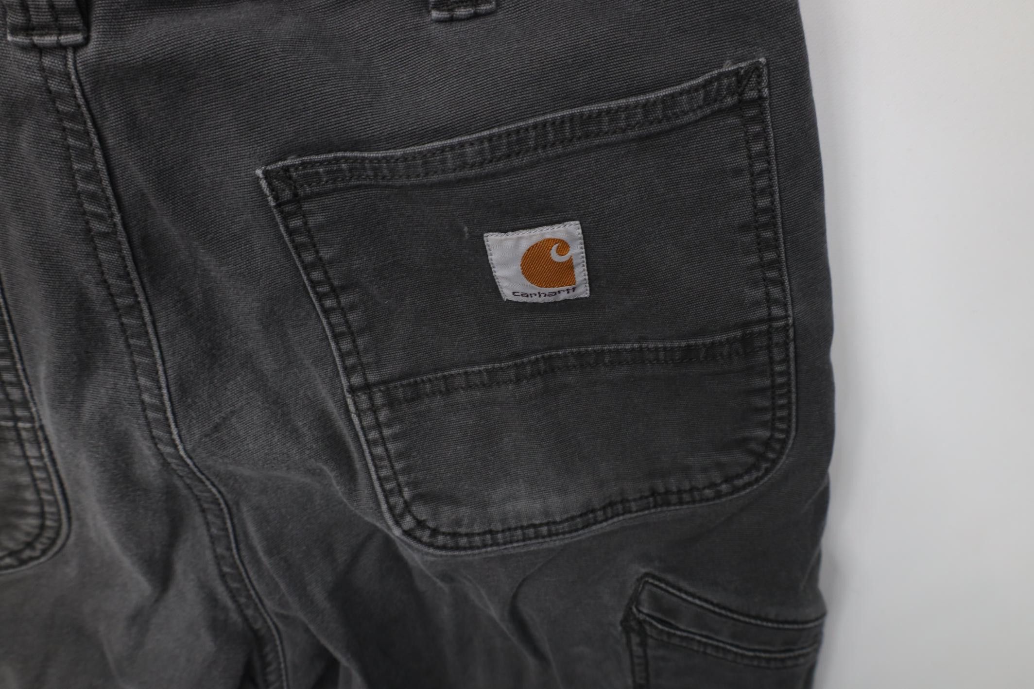 Carhartt Vintage Y2K Carhartt Fit Stretch Canvas Wide Leg Pants Gray Size US 34 / EU 50 - 13 Thumbnail