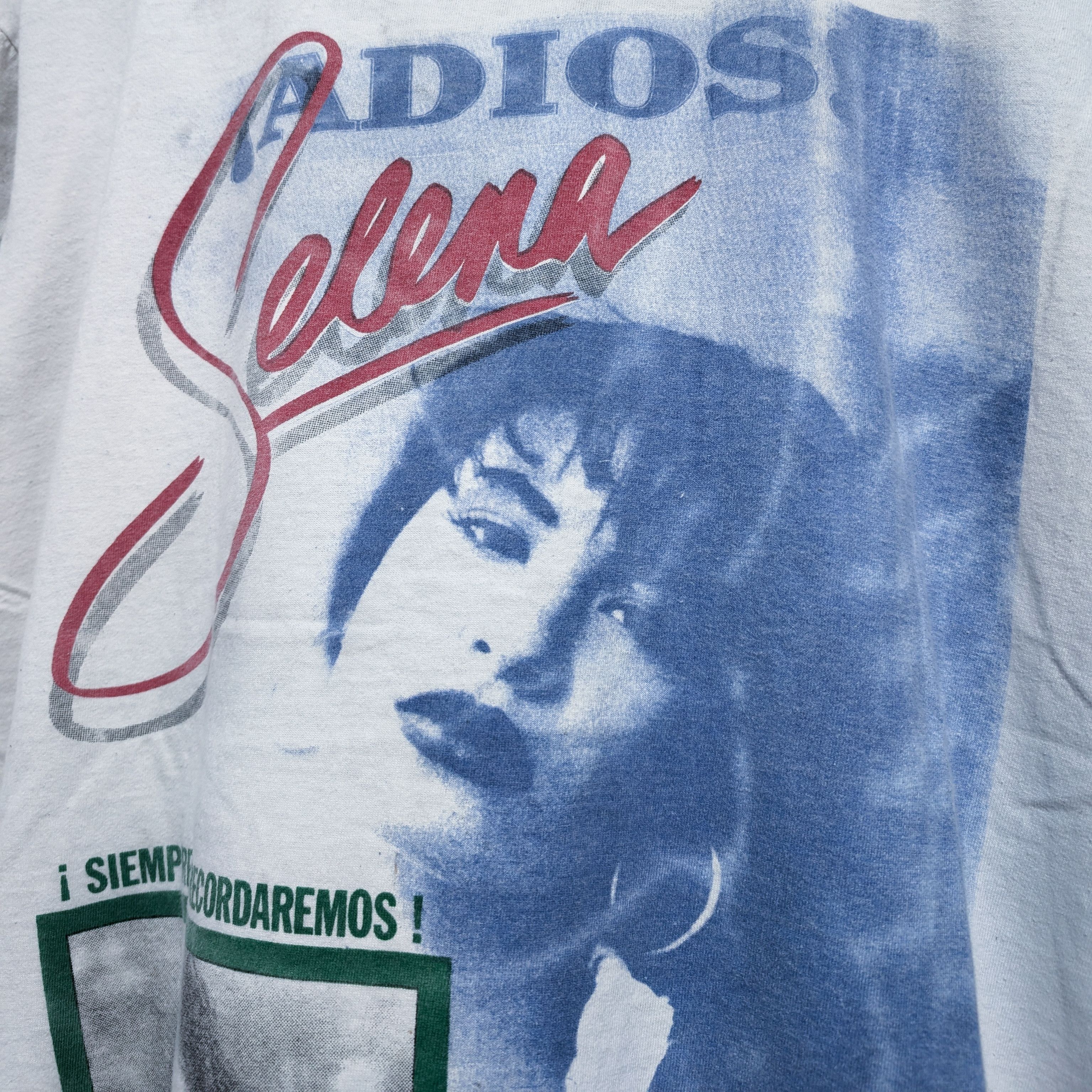 Vintage Vintage 1995 Selena Tee "Adios Selena" Size US L / EU 52-54 / 3 - 4 Thumbnail
