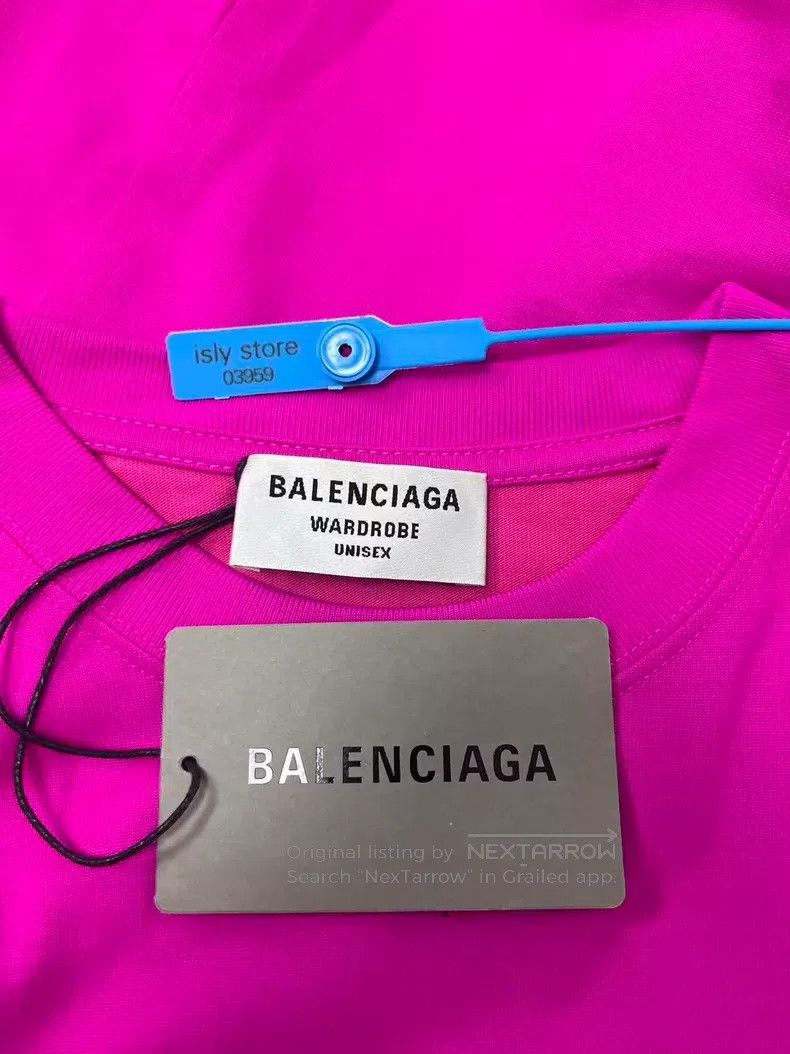 Balenciaga Balenciaga Alphabet Printed Logo Pattern Round Neck Short Size XS / US 0-2 / IT 36-38 - 4 Thumbnail