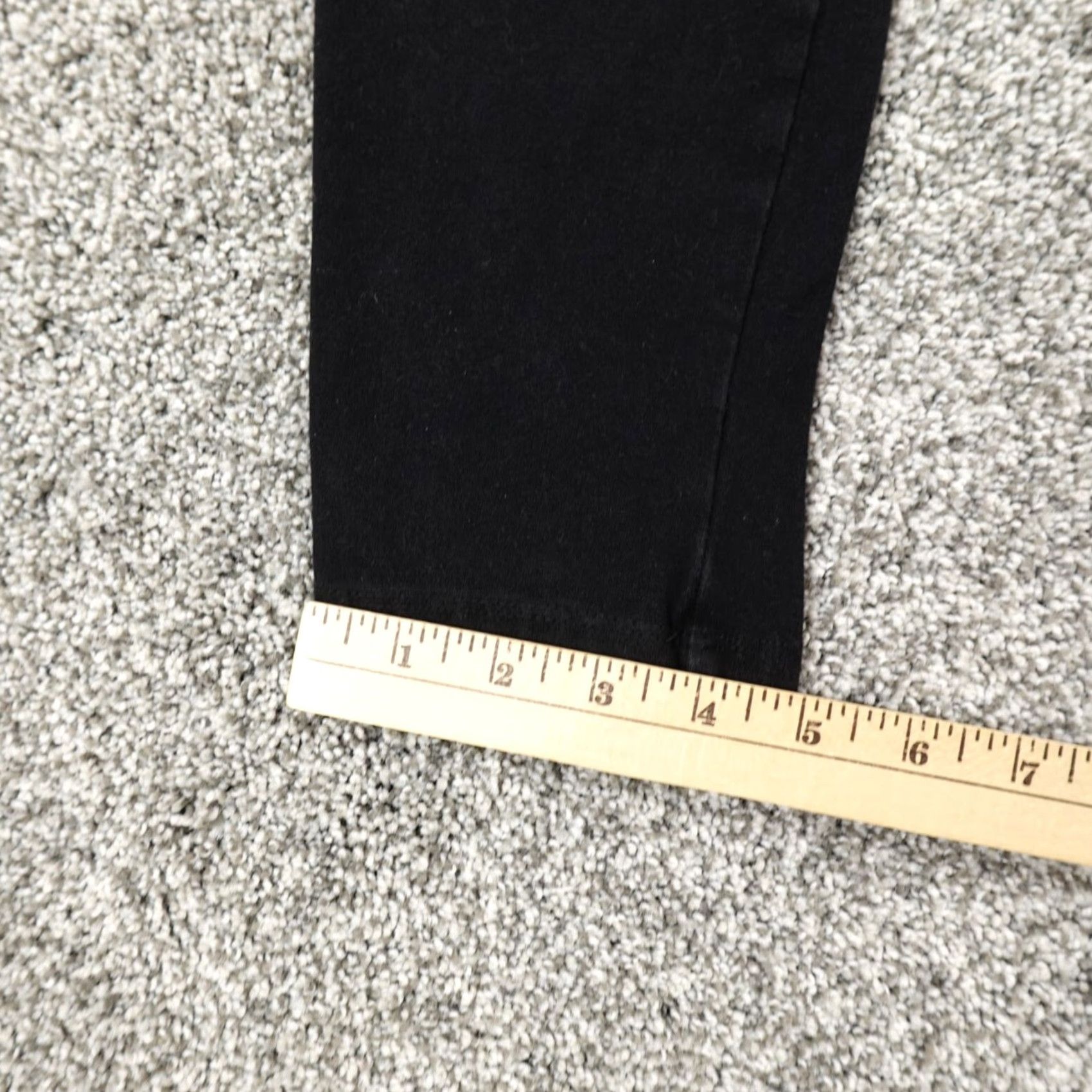 Torrid Torrid Leggings Black 3XL Pull On Yoga Pant Comfort Lounge Stretch Womens Plus Size, 3XL, Nylon rayon, Ankle, Solid, Athleisure, Activewear Size 40" / US 18 - 3 Thumbnail