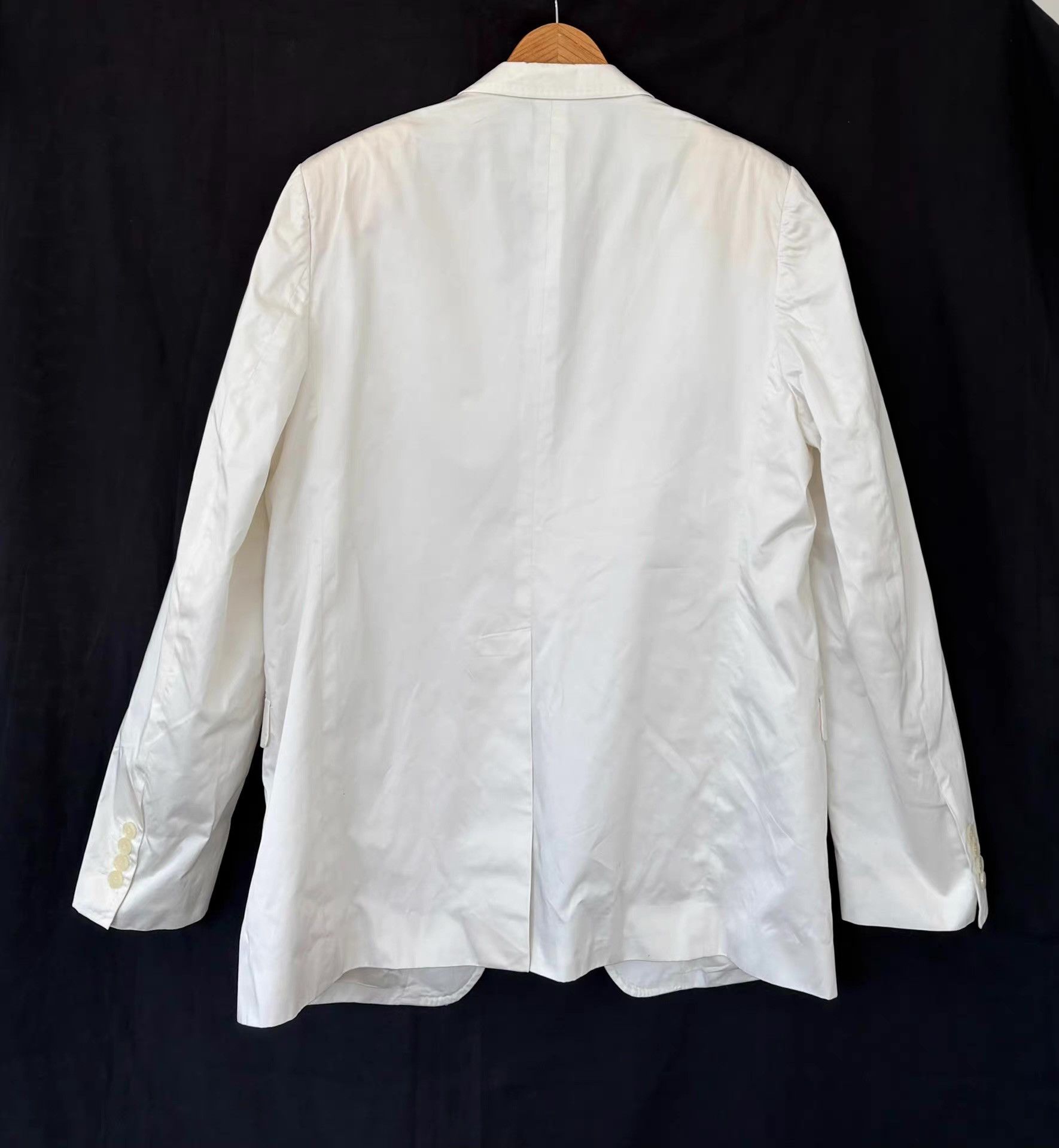 Dolce & Gabbana Dolce & Gabbana Men's White Suit Jacket Ｑ21 Size 50R - 8 Thumbnail