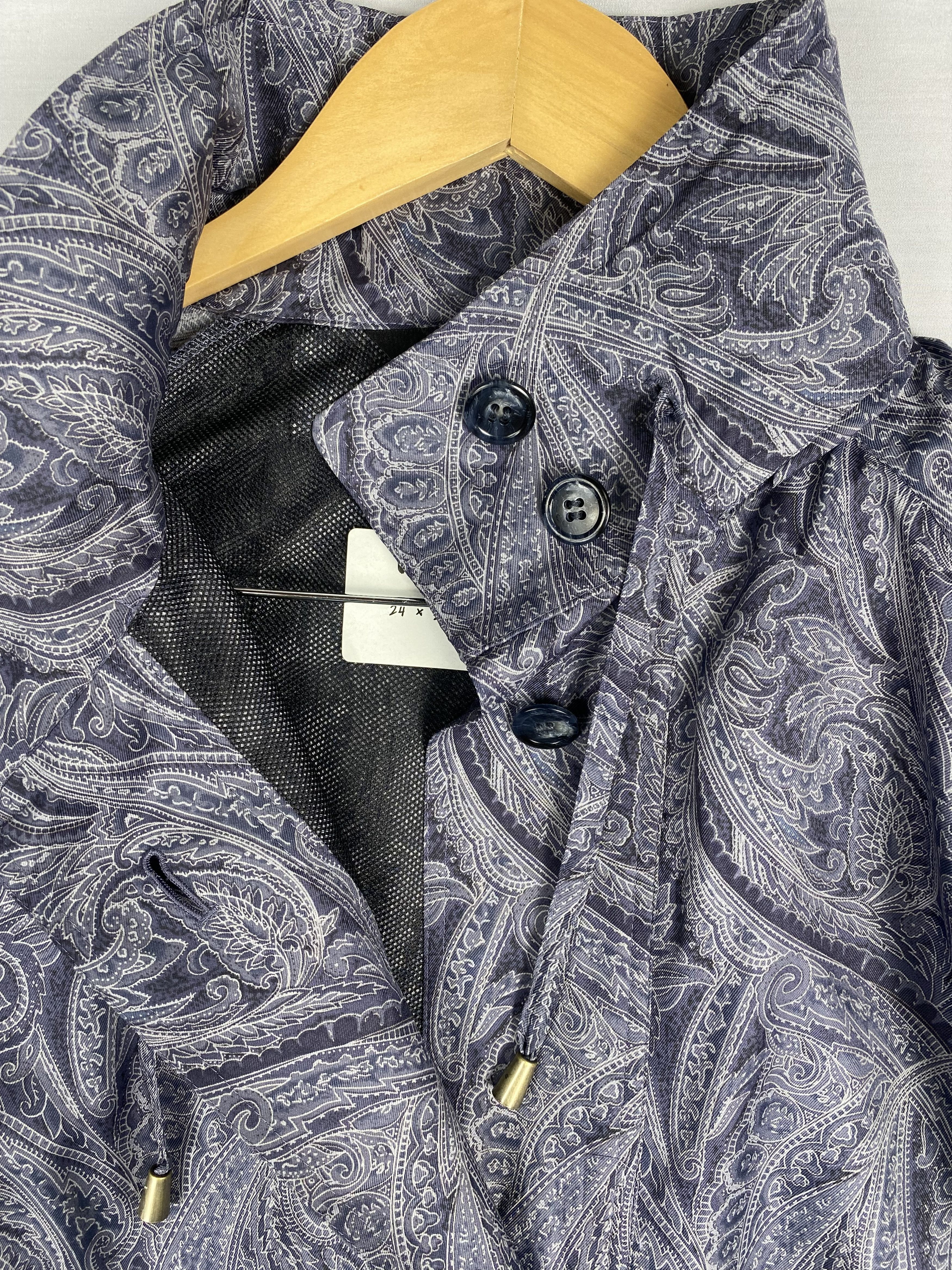 Japanese Brand Vintage THE MBO POUR LA PLUIE Paisley Raincoat Size US L / EU 52-54 / 3 - 5 Thumbnail