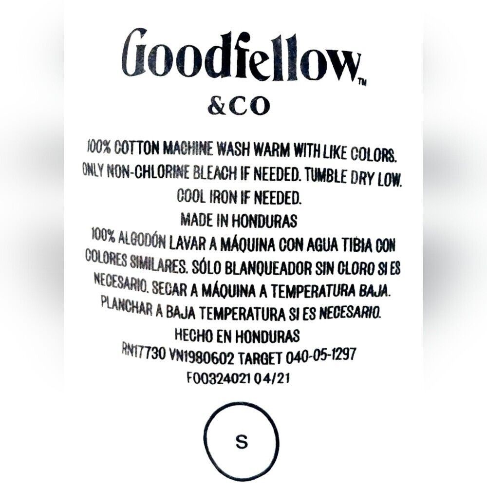 Other Goodfellow & Co. | Men's White Short-Sleeve V-Neck T-Shirt | Size US S / EU 44-46 / 1 - 3 Thumbnail