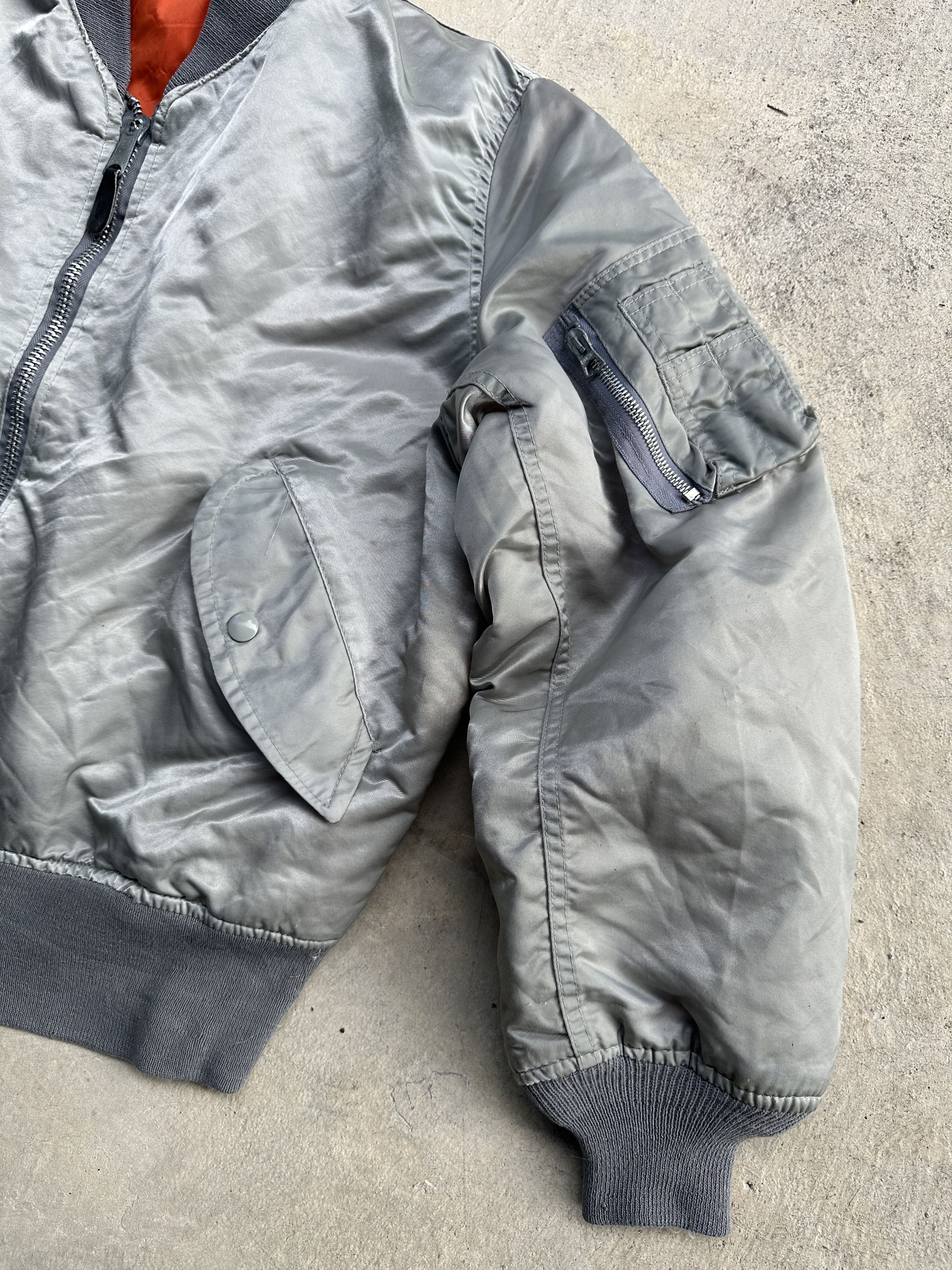 Vintage Vintage 90s MA-1 Reversible Bomber Flyer’s Jacket Size US M / EU 48-50 / 2 - 6 Thumbnail