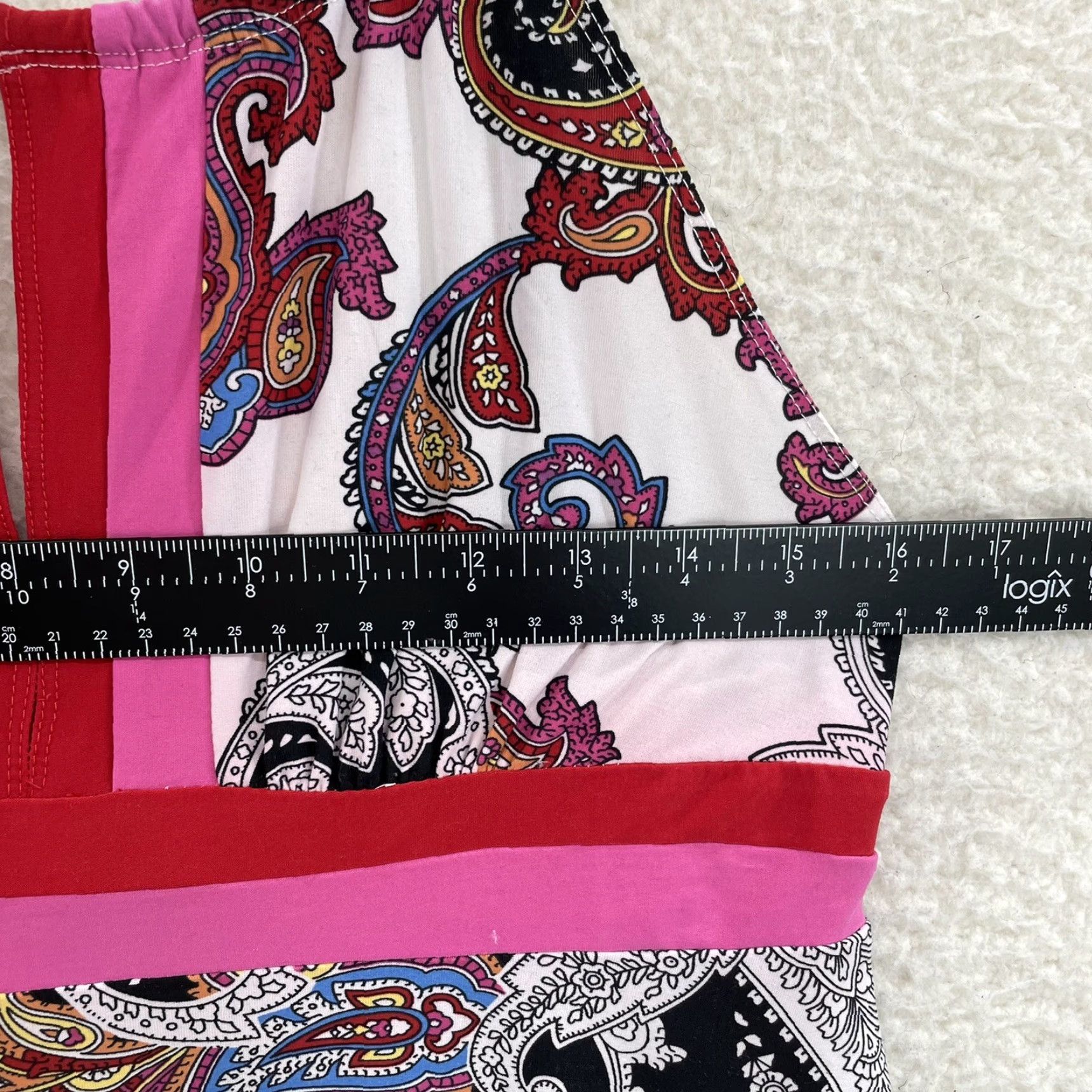 Vintage VINTAGE Bisou Bisou Camisole Tank Top M Pink Paisley Lingerie Size M / US 6-8 / IT 42-44 - 5 Thumbnail