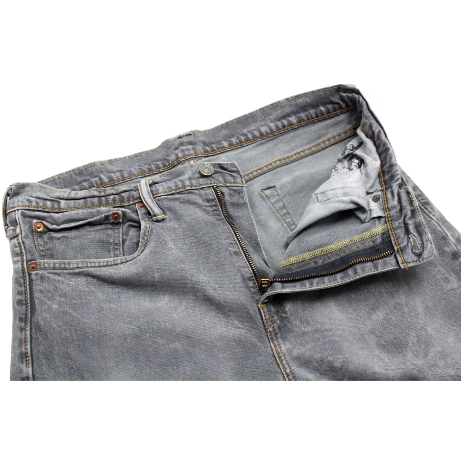Levi's LEVI'S 510 Jeans Men's W34/L34 Skinny Fit Fade Denim Zip Grey Size US 34 / EU 50 - 4 Thumbnail