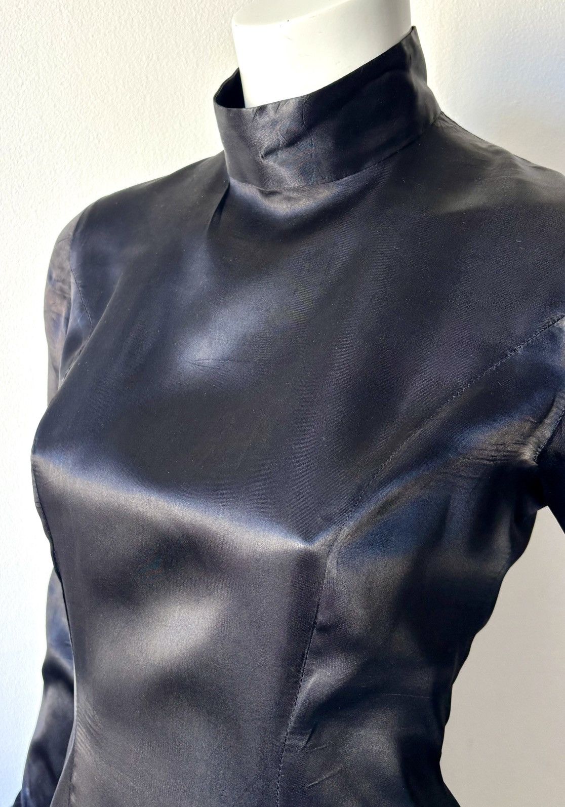Other Black silk evening dress circa 60’s Size XS / US 0-2 / IT 36-38 - 5 Thumbnail